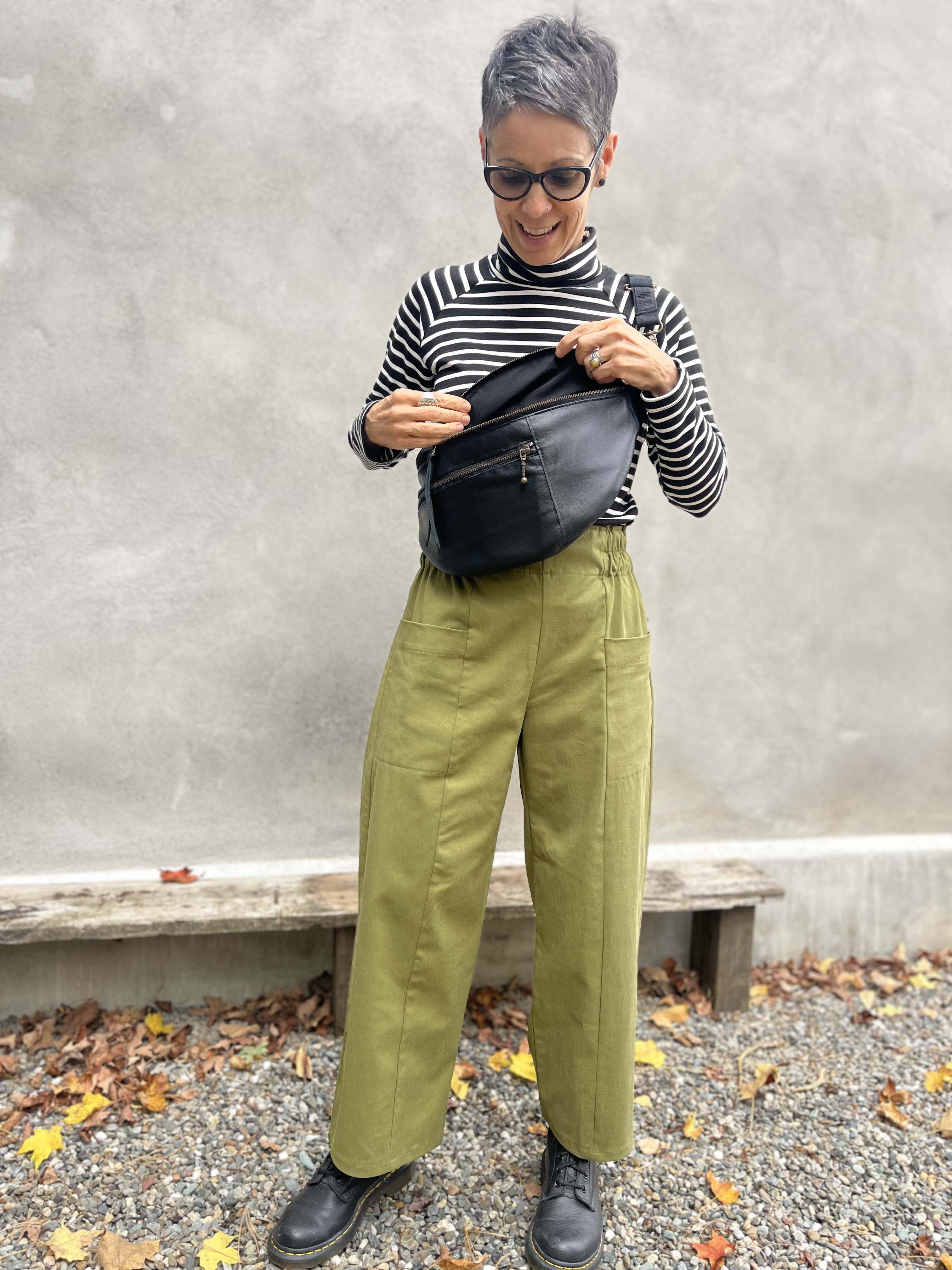 Pantalon Oléa Olive -Lyocell coton OEKOTEX