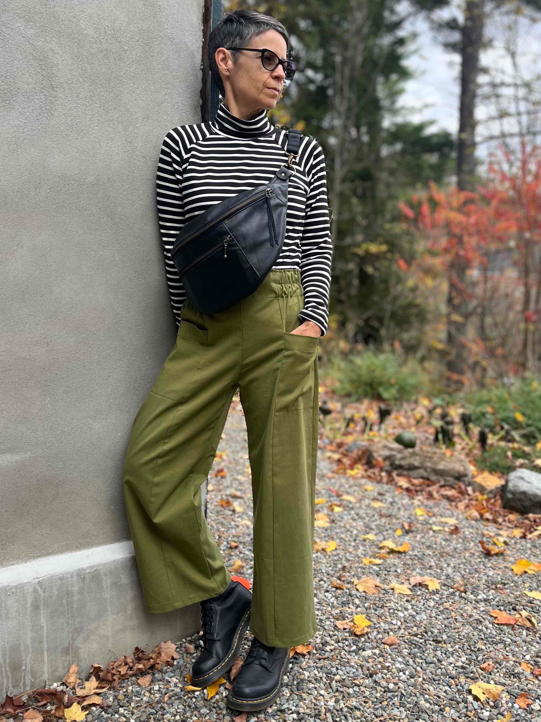 Pantalon Oléa Olive -Lyocell coton OEKOTEX