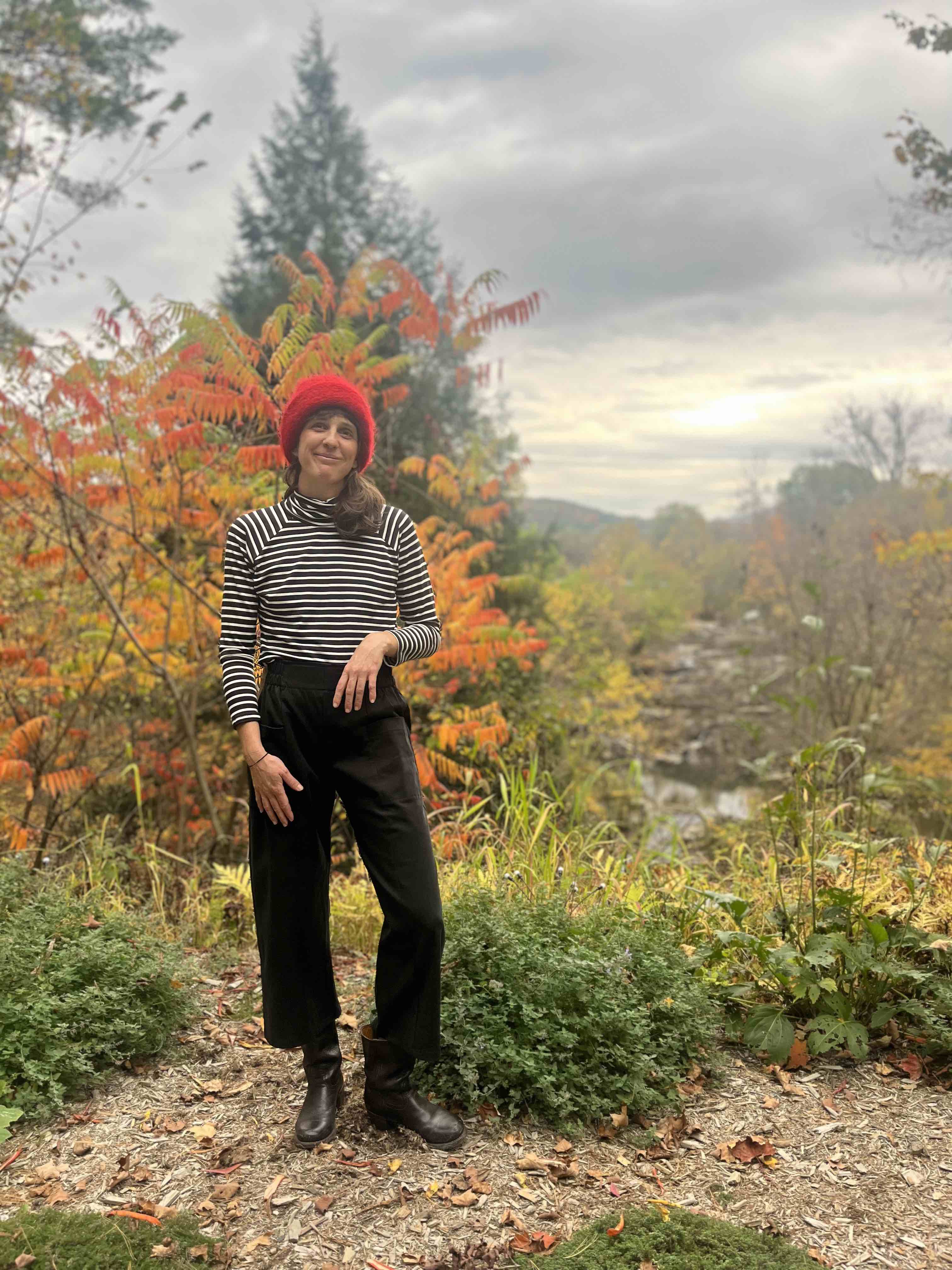 Pantalon Oléa Noir -Lyocell coton OEKOTEX