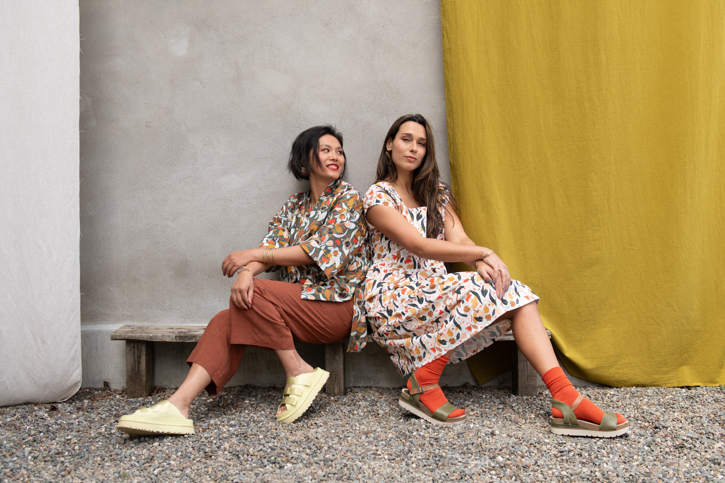 Pantalon Pétunia Terracotta Viscose Lin
