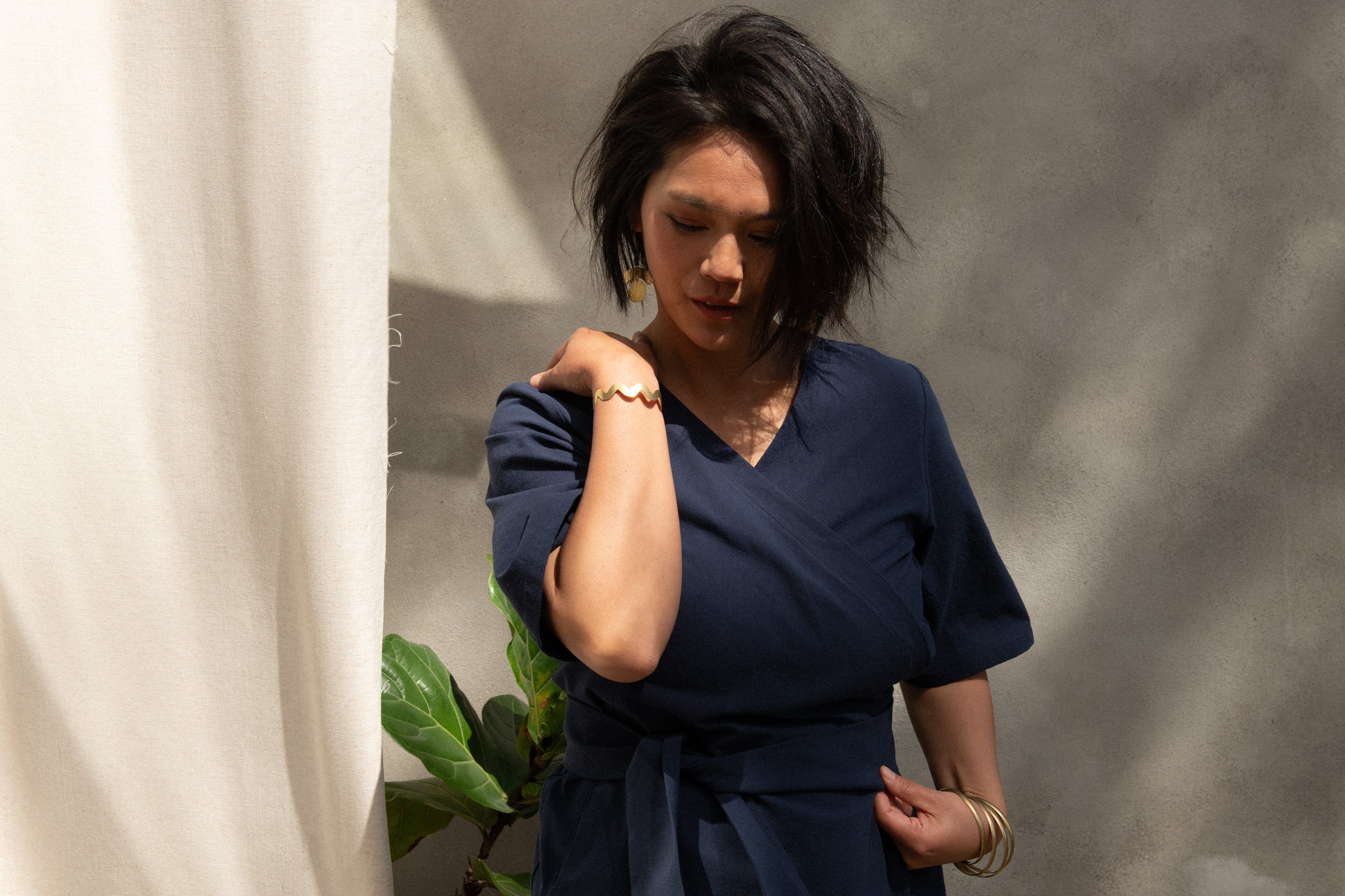 Robe Helleborus Navy