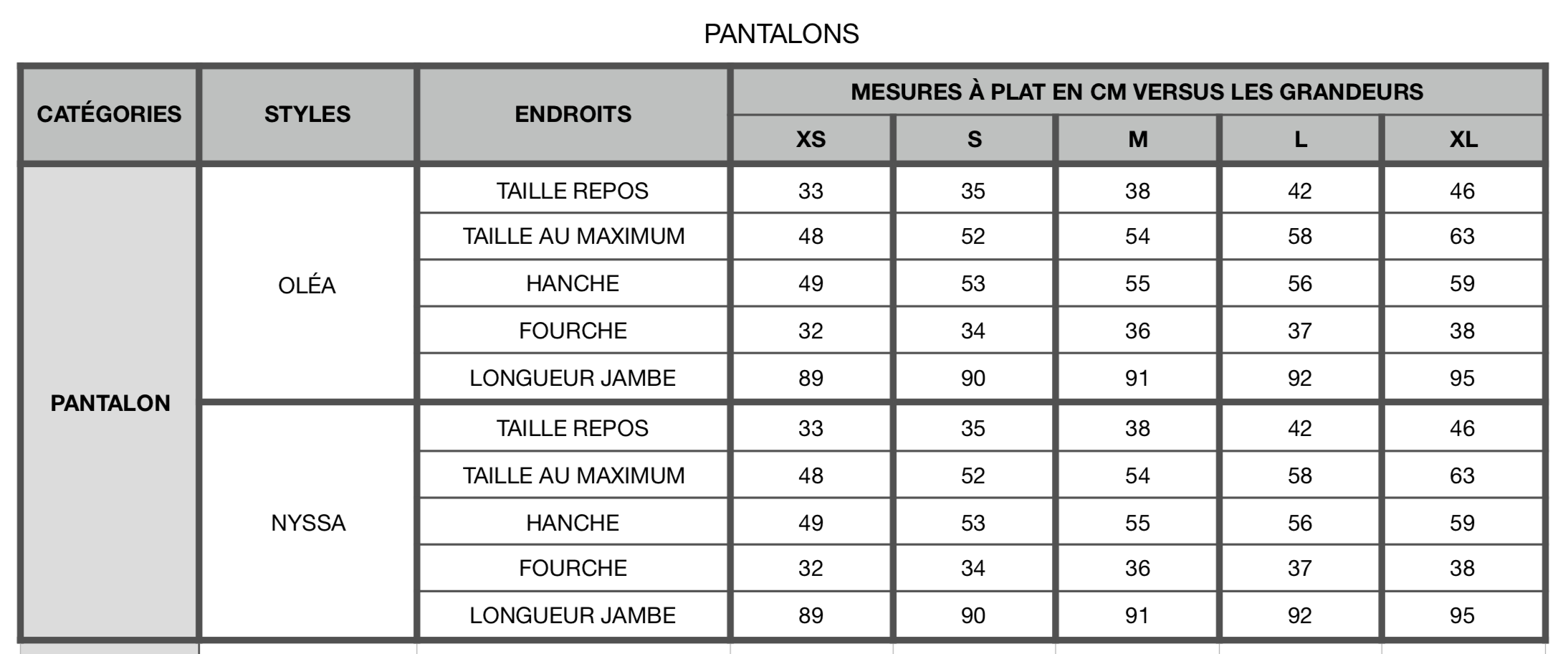 Pantalon Pétunia Noir
