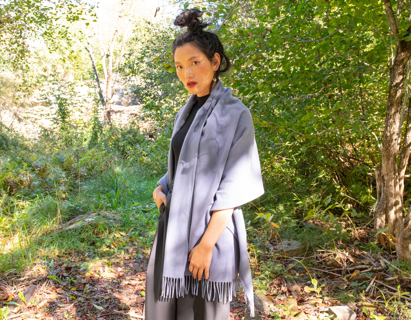 Foulard / Châle Dusty Lilas