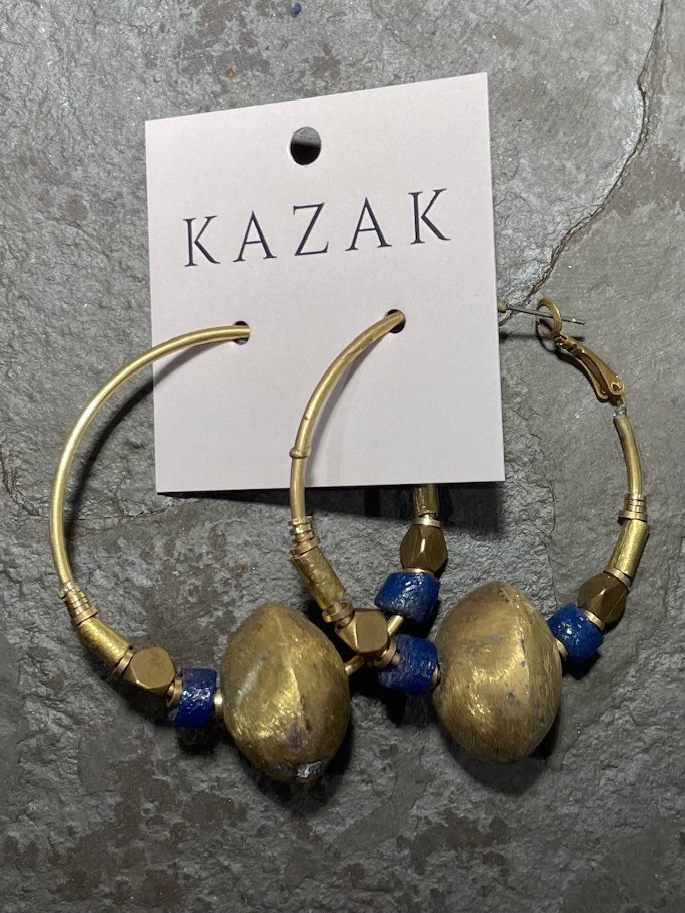 Boucles d'oreilles Taj Mahal Bleu