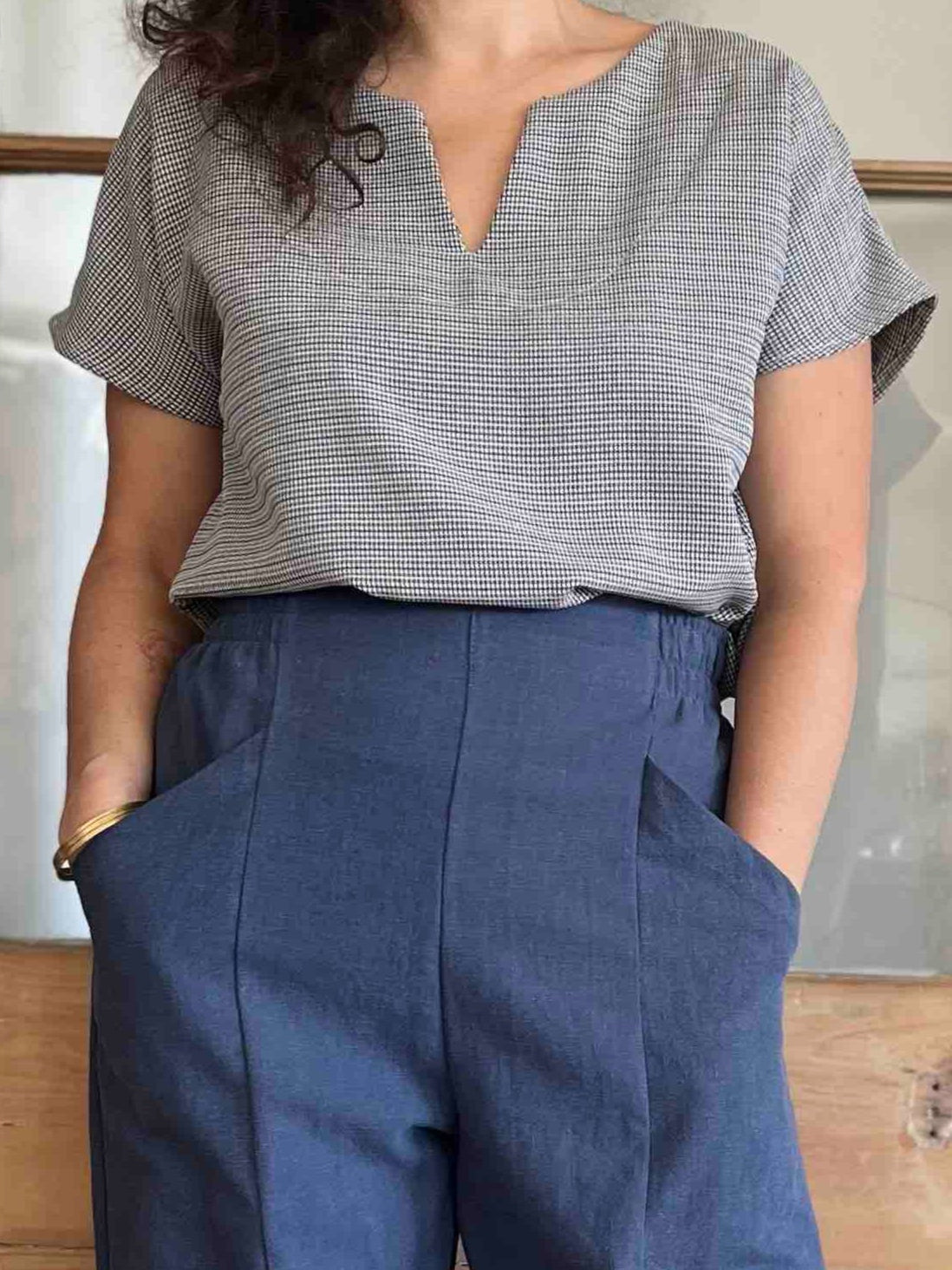 Pantalon Sienna - Ramie Lapis -