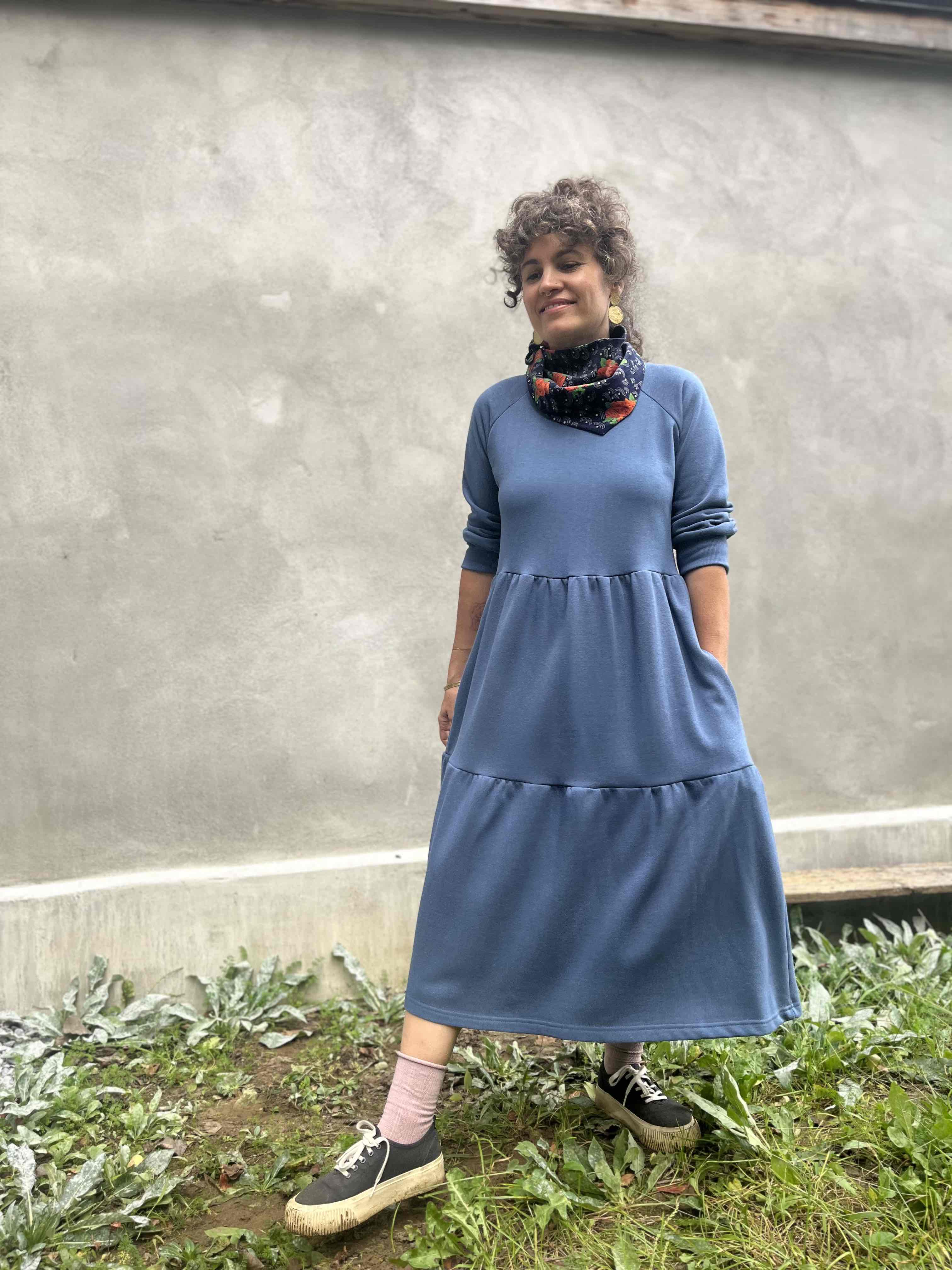 Robe Simone - Acier - KAZAK -