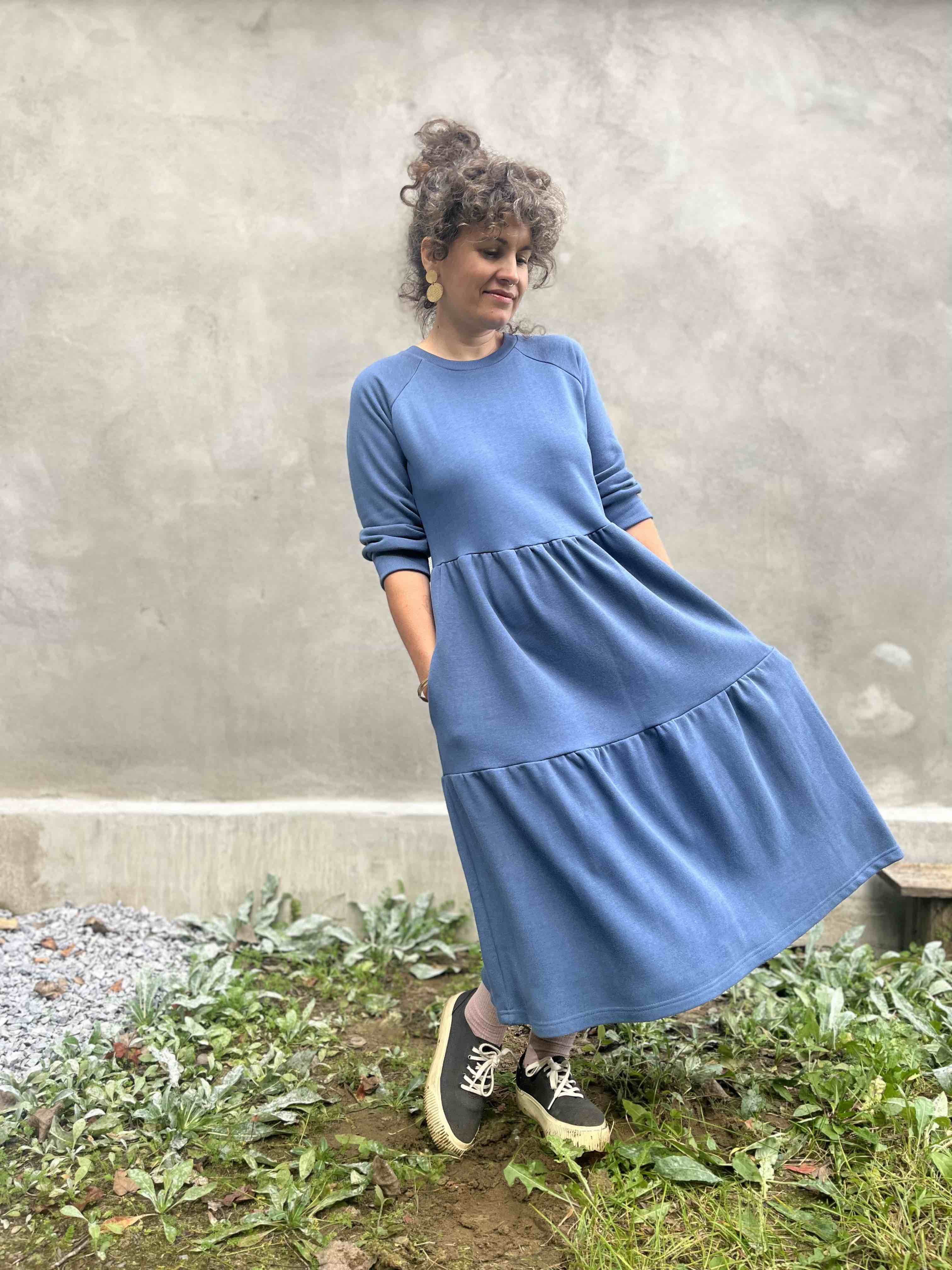Robe Simone - Acier - KAZAK -