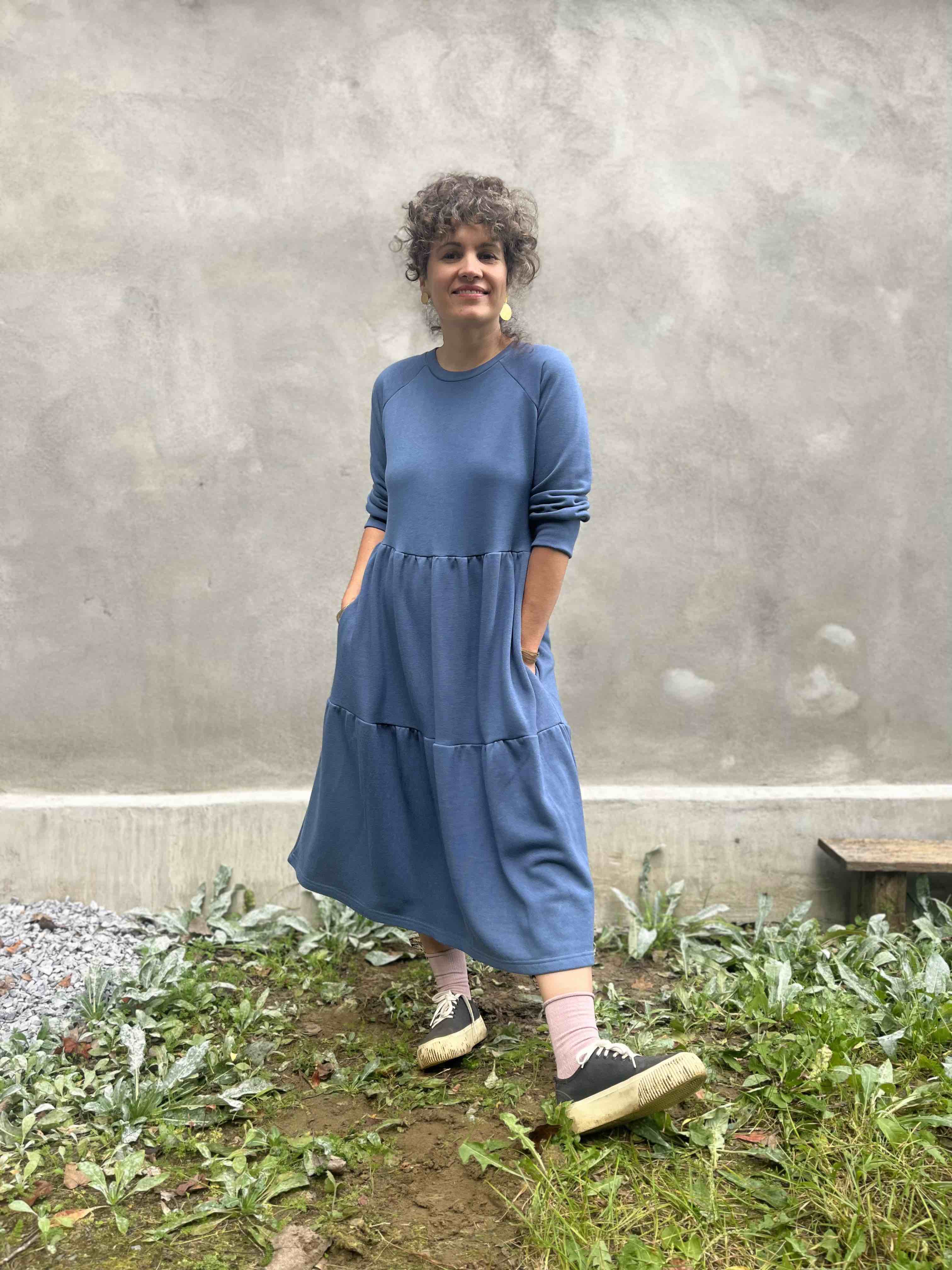 Robe Simone - Acier - KAZAK -