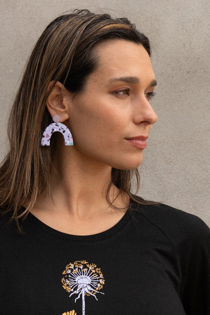 Boucles d'oreilles Lilas