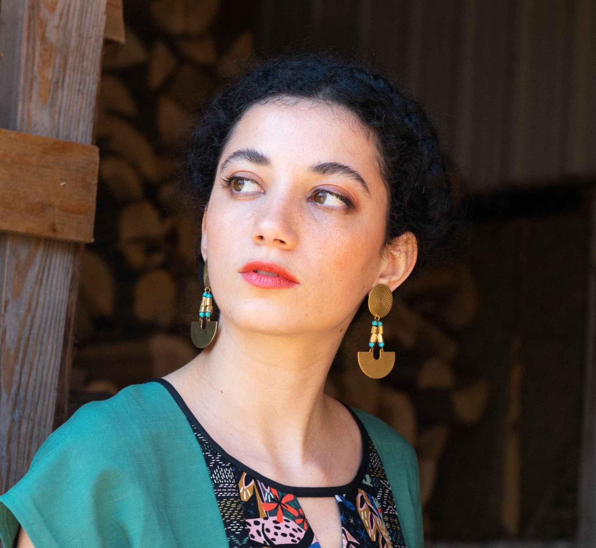 Boucles d'oreilles Abilène Couleurs variées