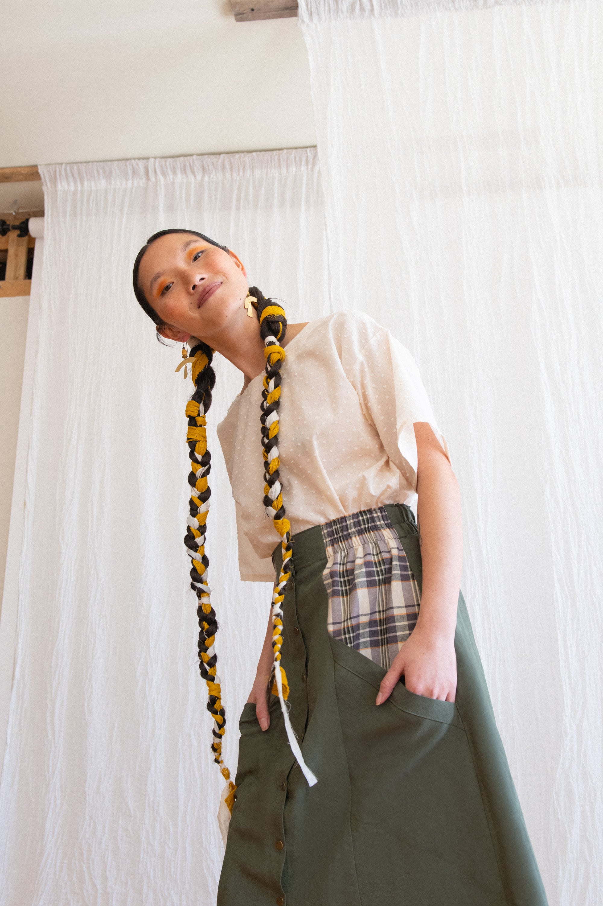 Jupe Clovelly - Olive - KAZAK