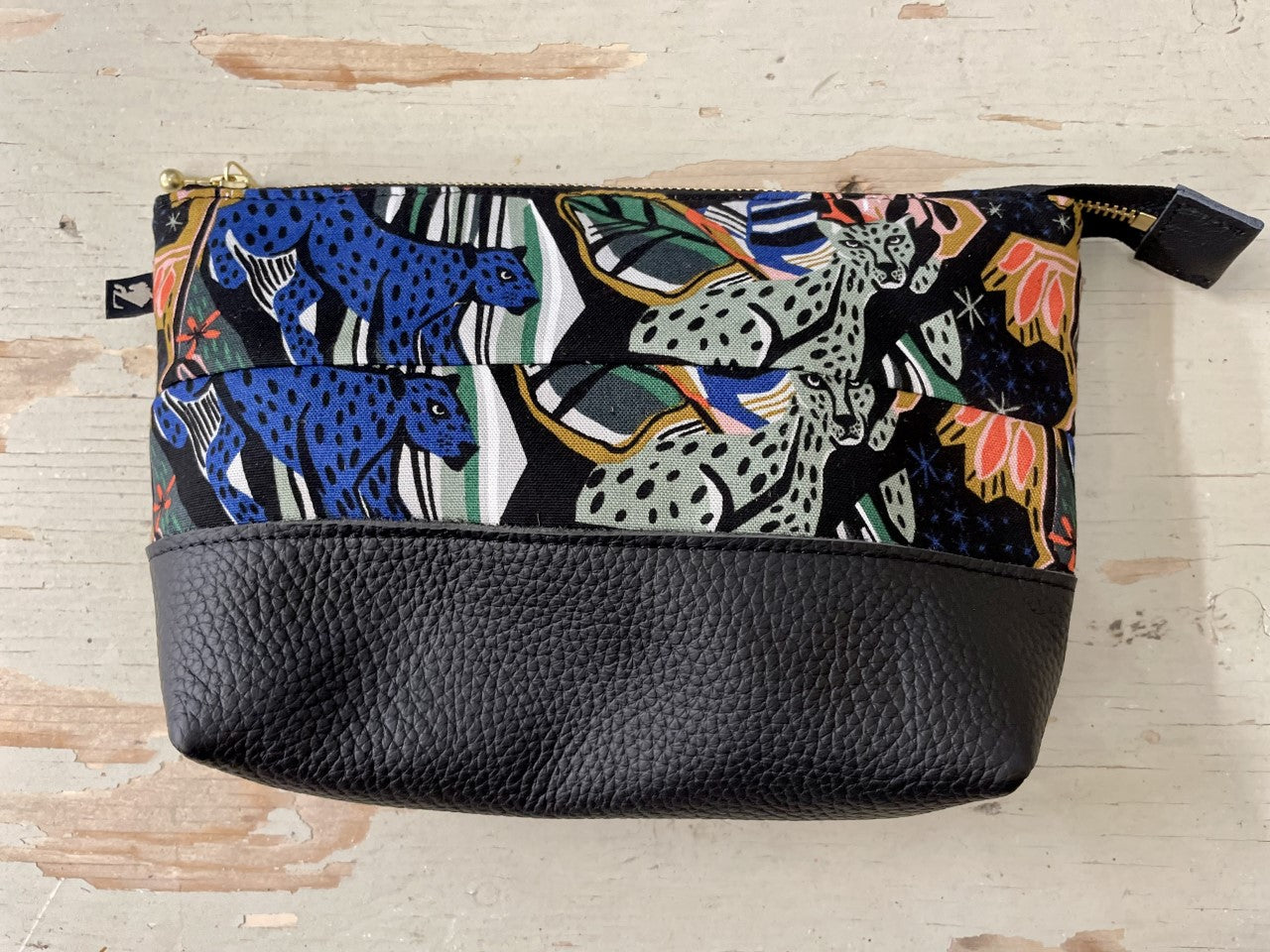 La Trousse - Retailles de tissu et cuir recyclé / Guēpards - KAZAK