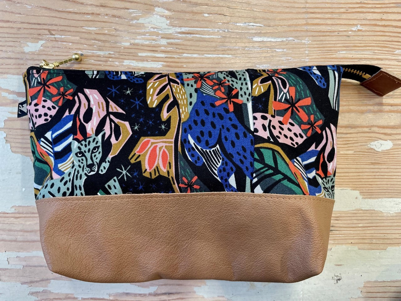 La Trousse - Retailles de tissu et cuir recyclé / Guēpards - KAZAK