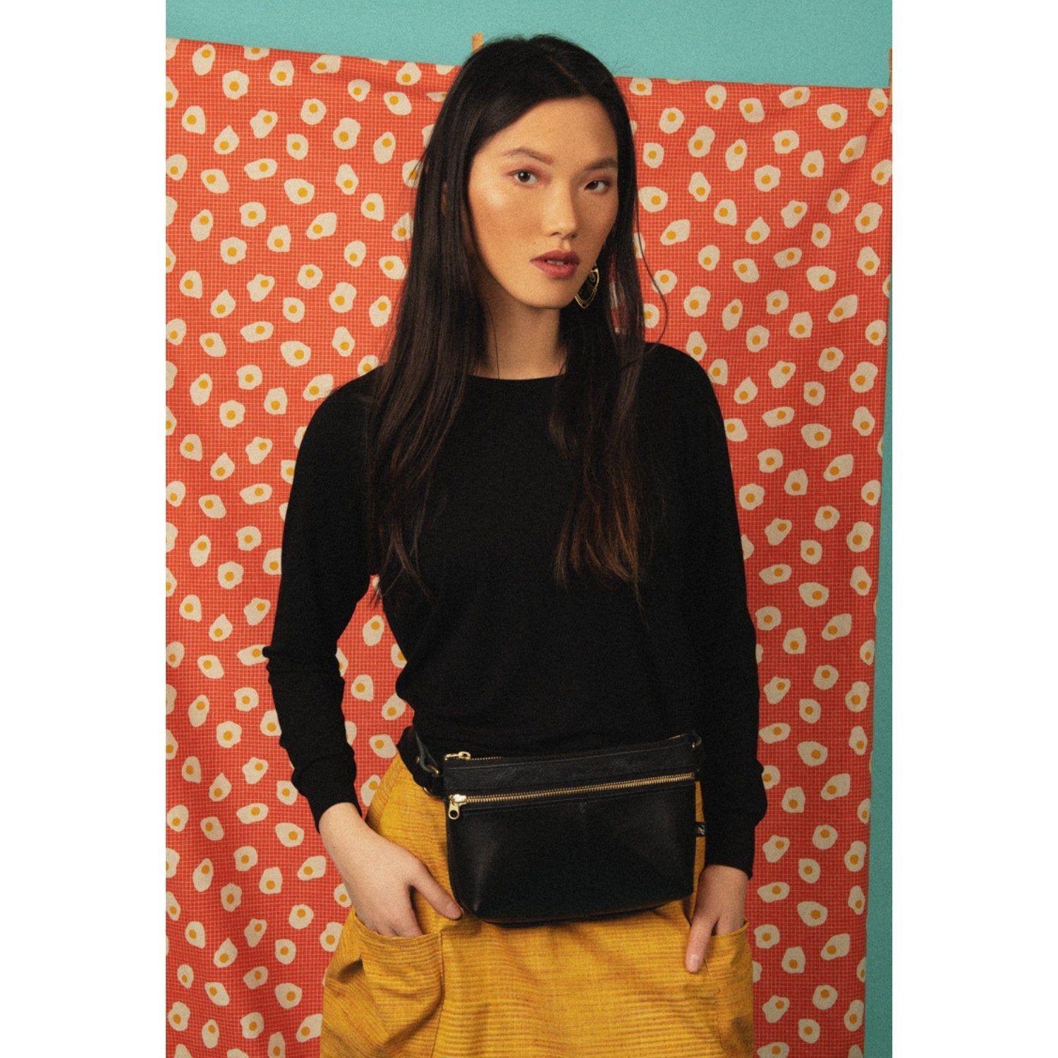 Pochette de taille Glendale - Noir Uni - KAZAK