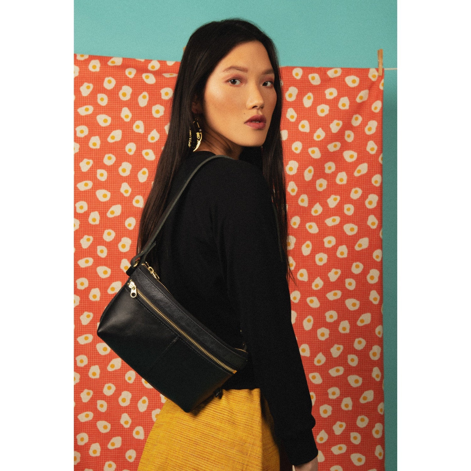 Pochette de taille Glendale - Noir Uni - KAZAK