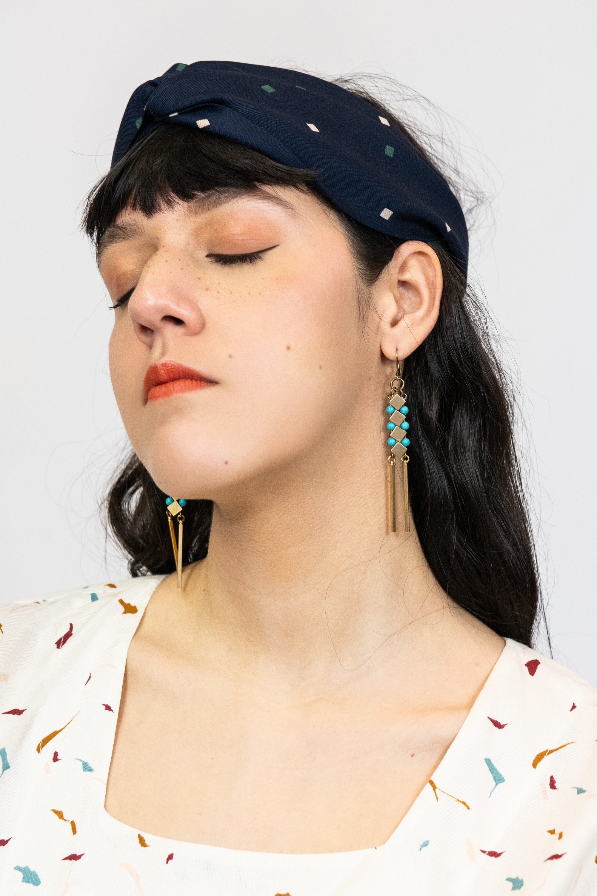 Bandeau de tête - Minuit - Viscose OekoTex - KAZAK