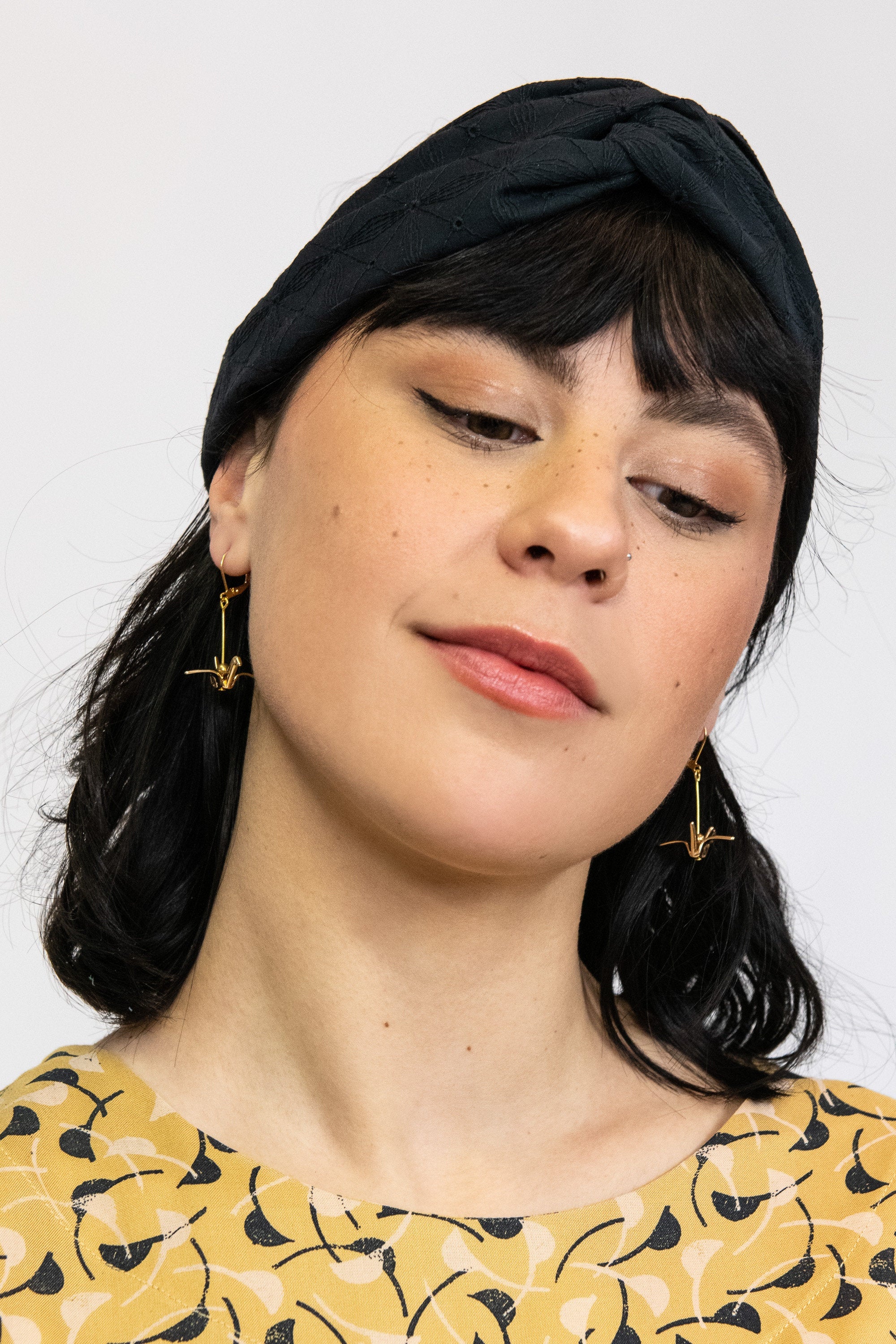 Boucles d'oreilles Grue - KAZAK