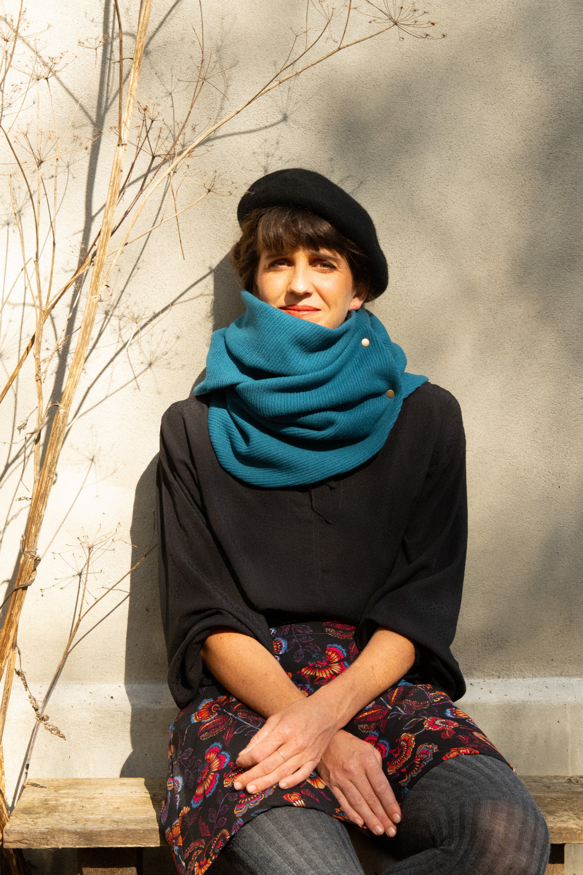 Foulard / bouton pression