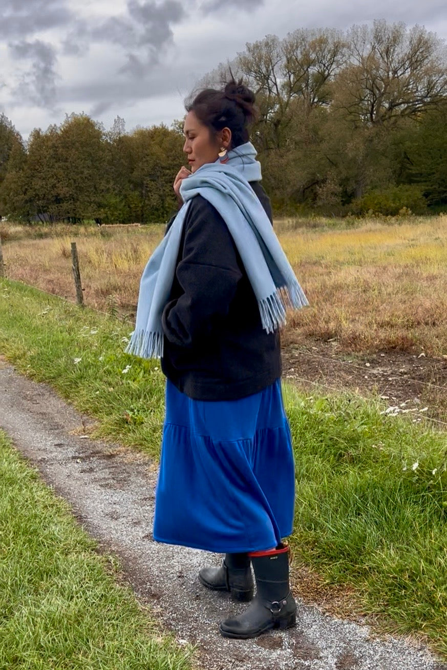 Foulard / Châle Ciel 100% Cachemire