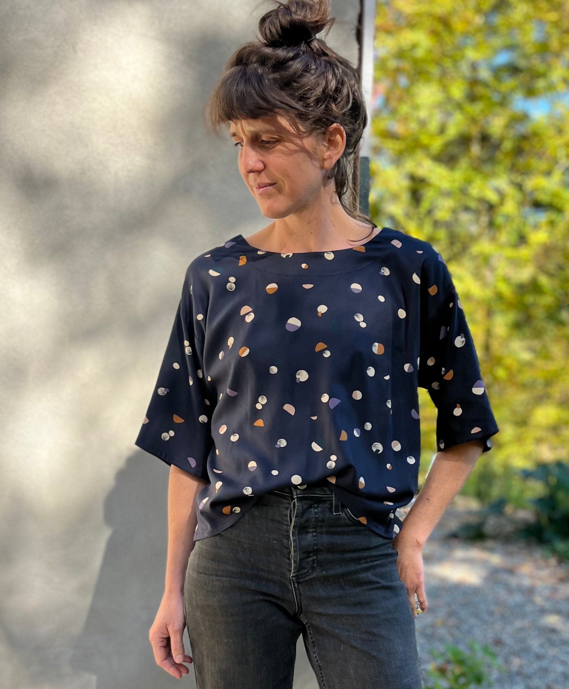 Top Abélia - Lune de minuit certifié OEKOTEX