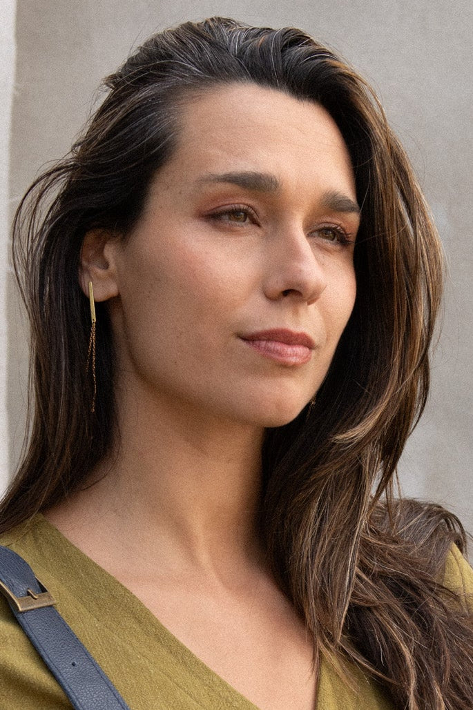 Boucle d'oreille Franges