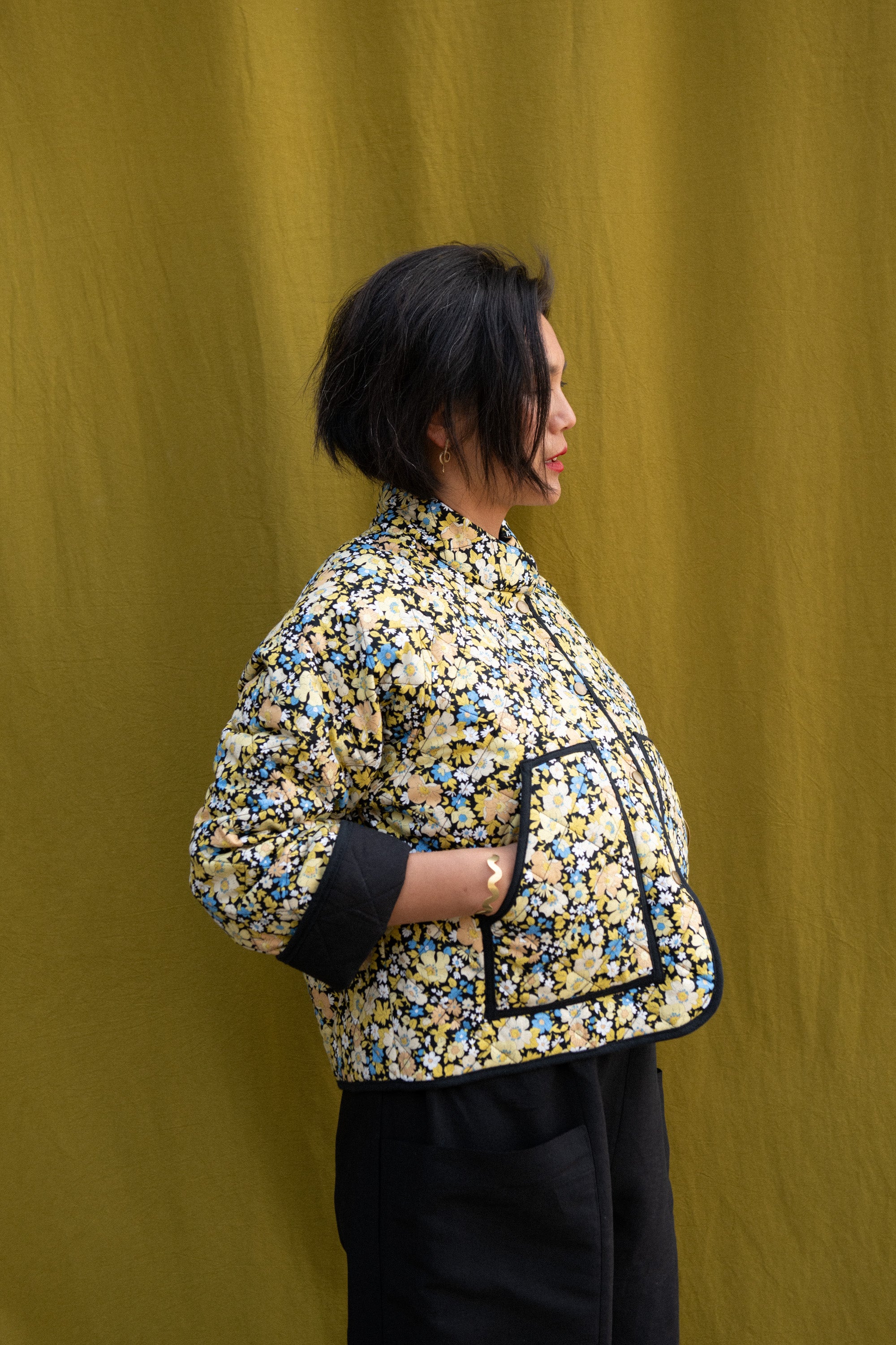 Veste Artemisia Fleurs jaunes