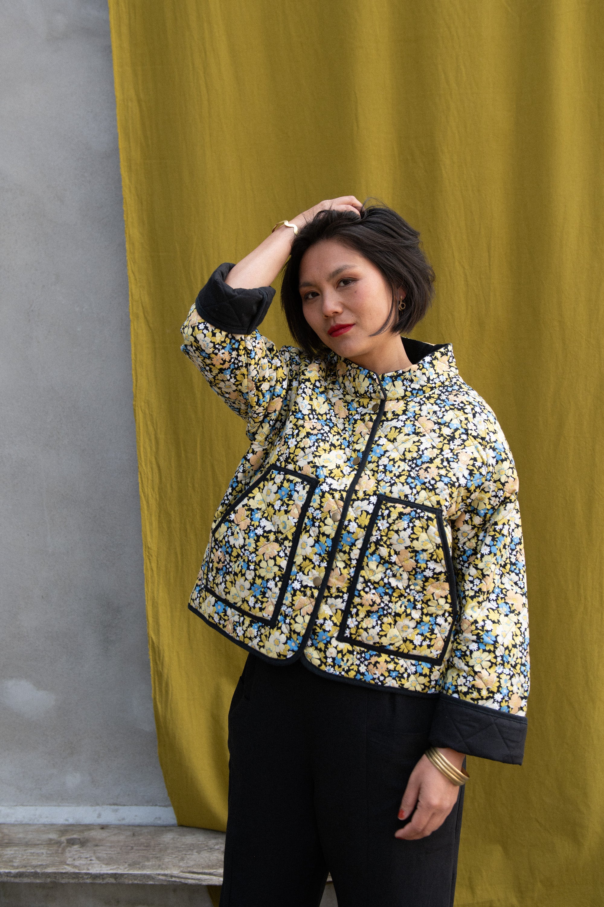 Veste Artemisia Fleurs jaunes