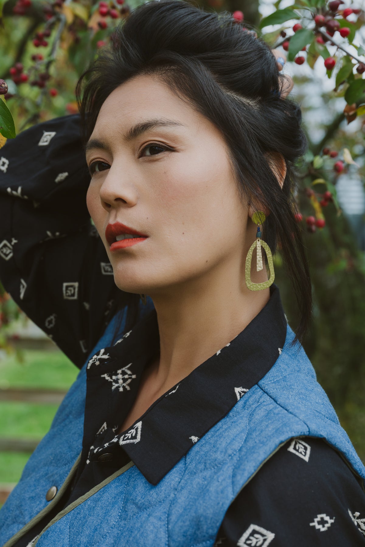 Boucles d'oreilles Harry - Kazak -