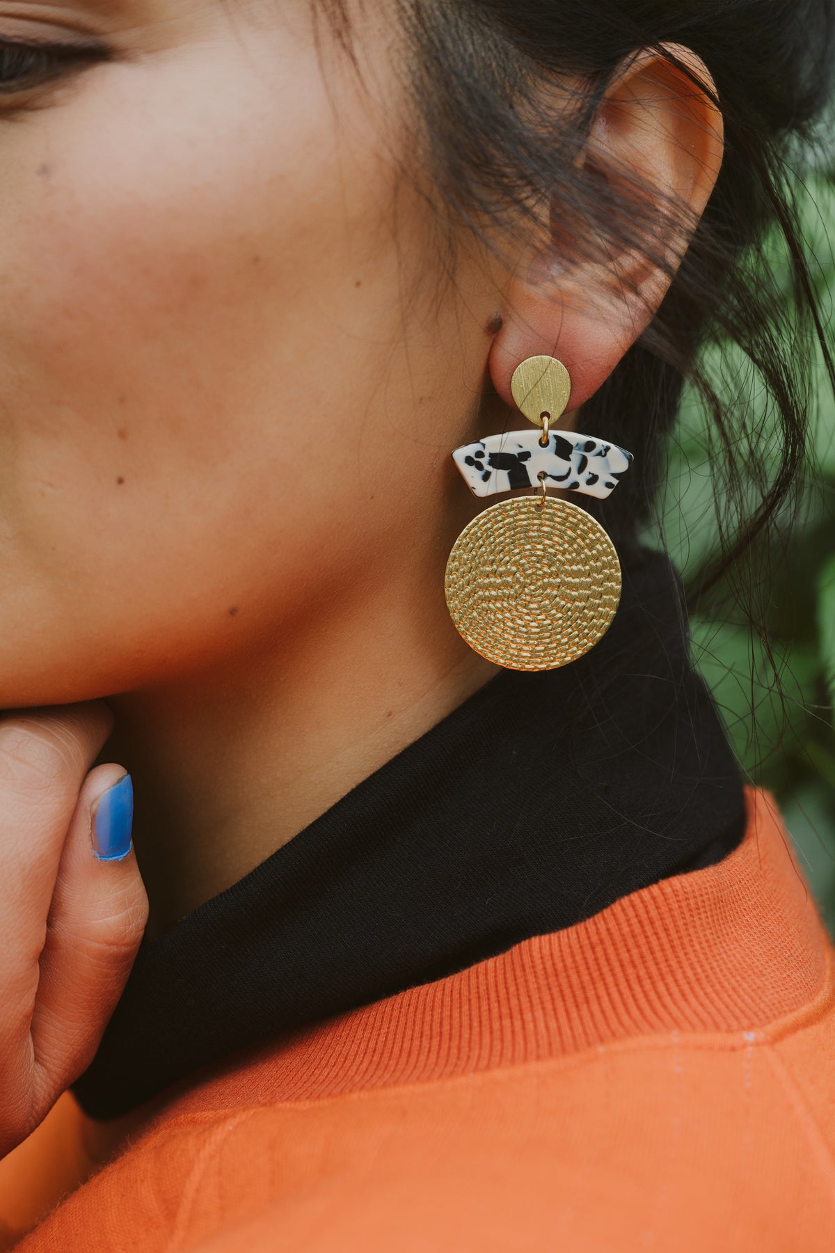 Boucles d'oreilles Ojos Terrazzo