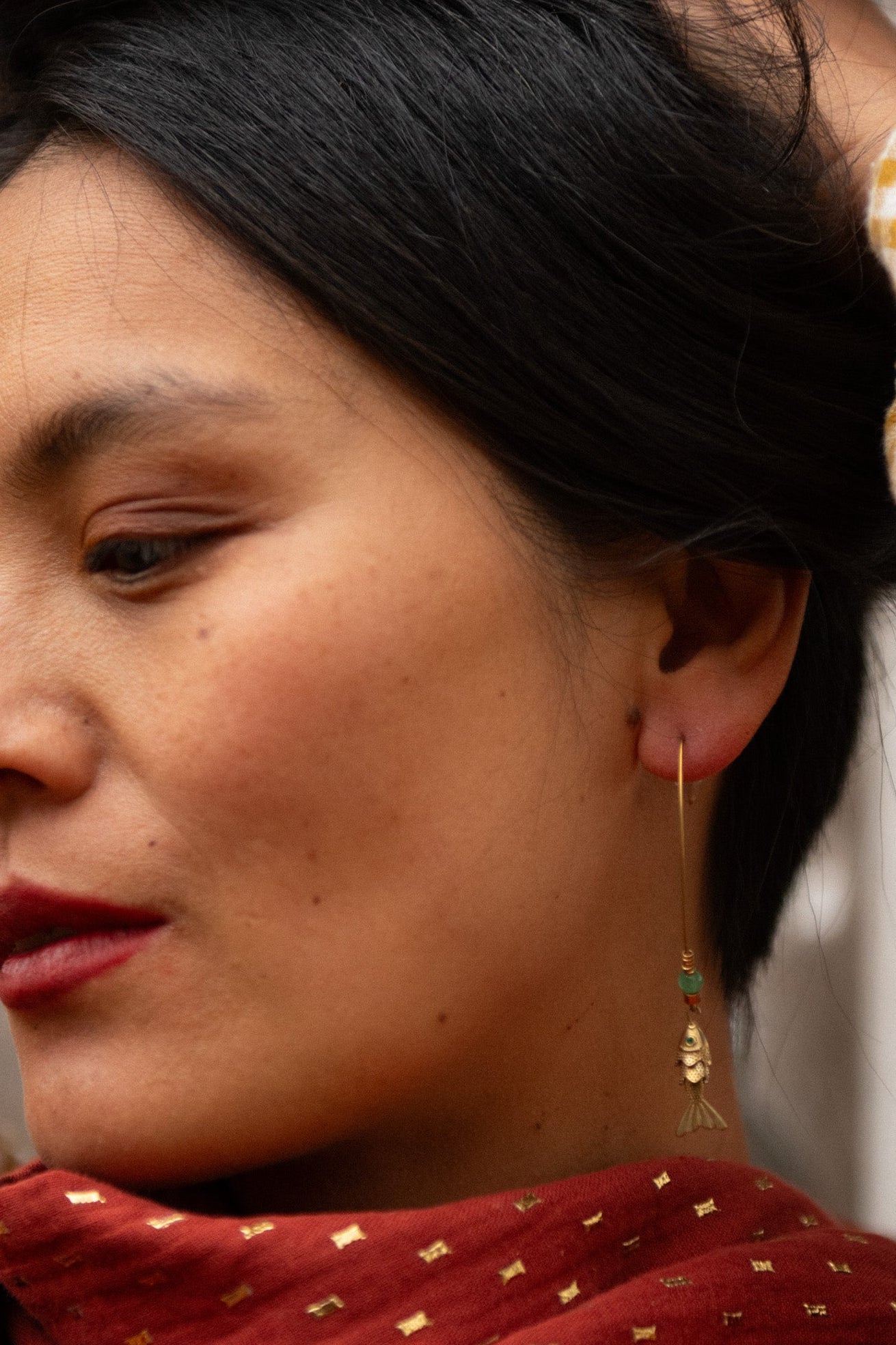 Boucles d'oreilles Sardine