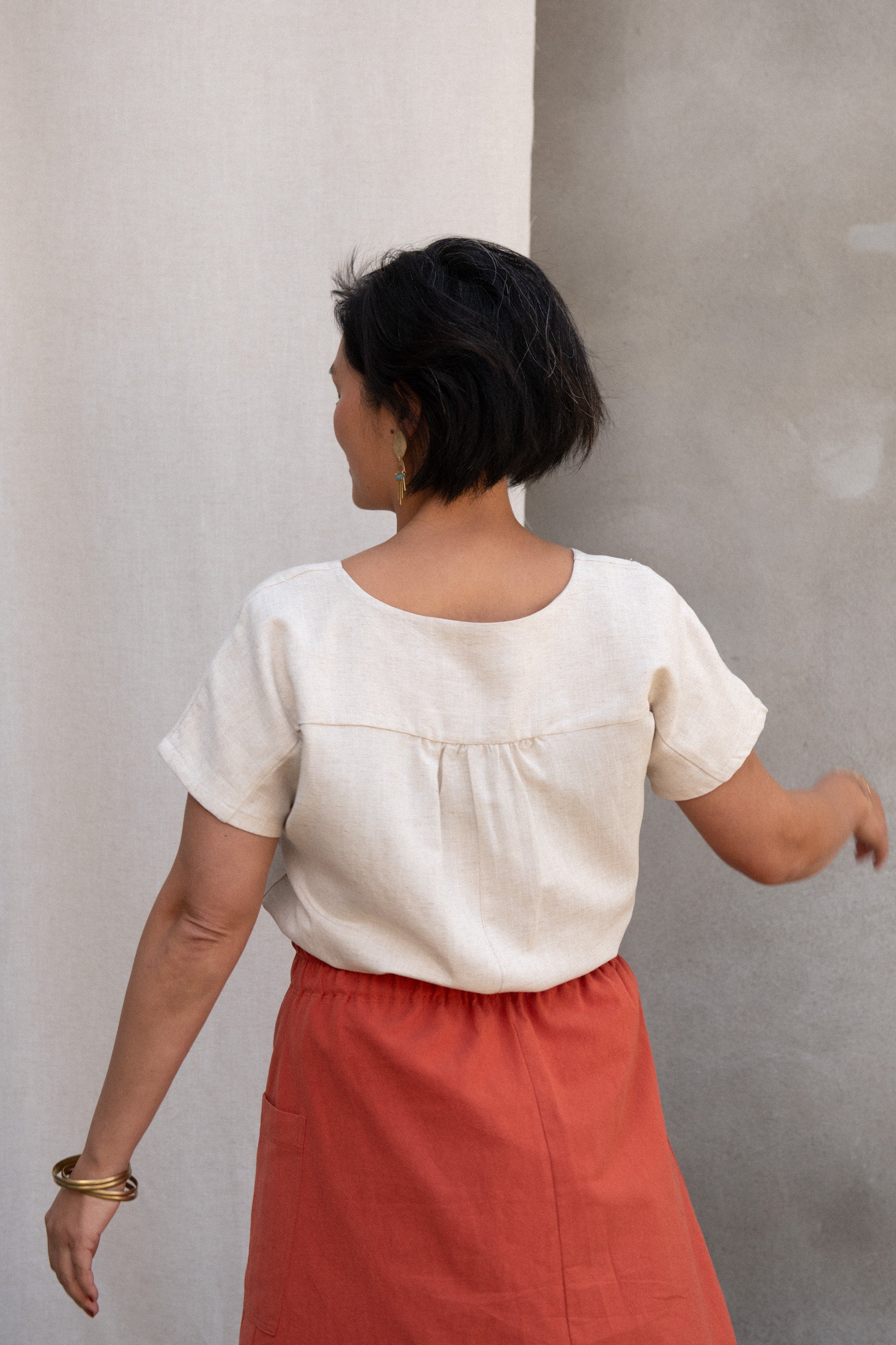 Top Boronia - Lin Naturel - Certifié Oeko-tex