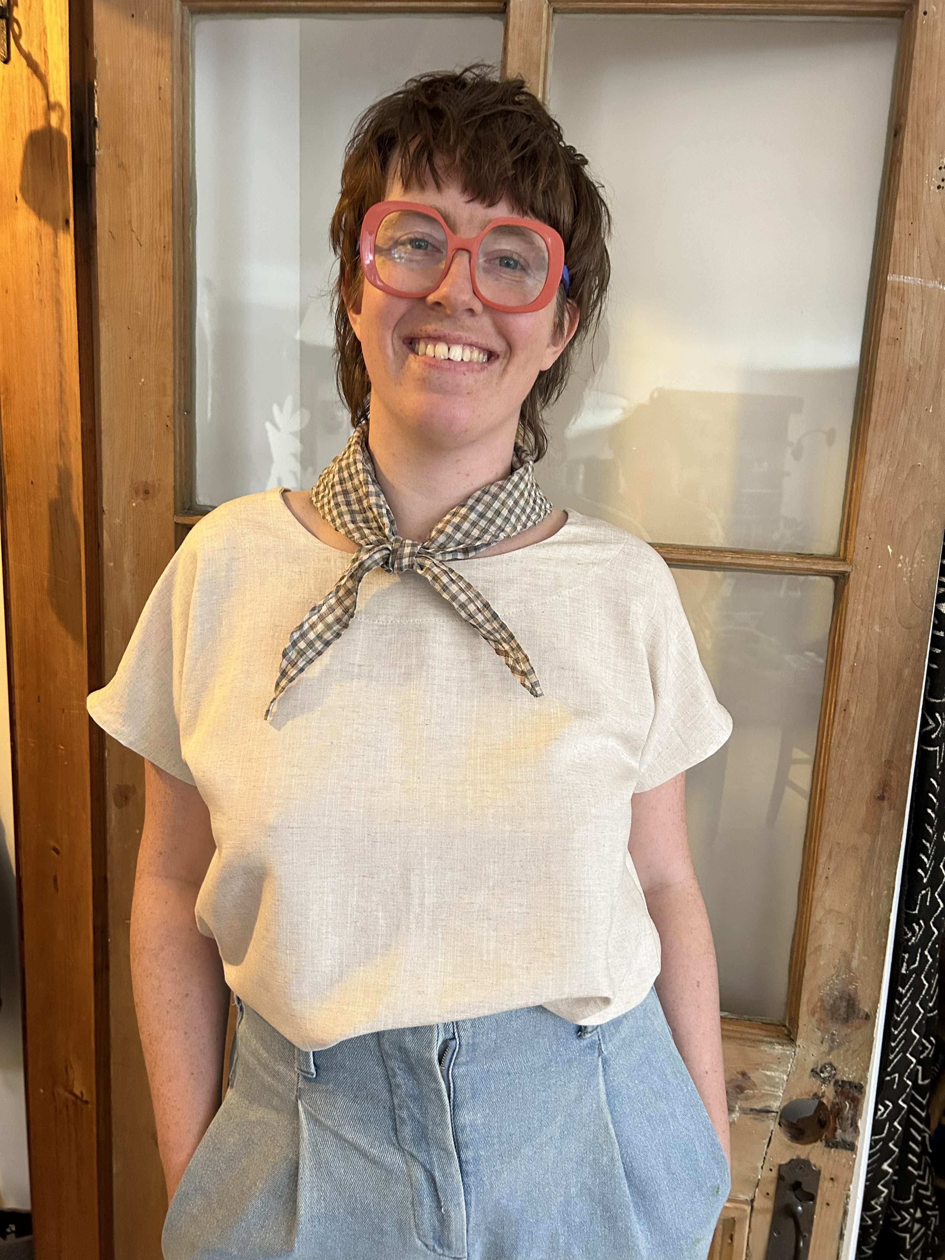 Foulard Ostara - Carreaux Multicolore -