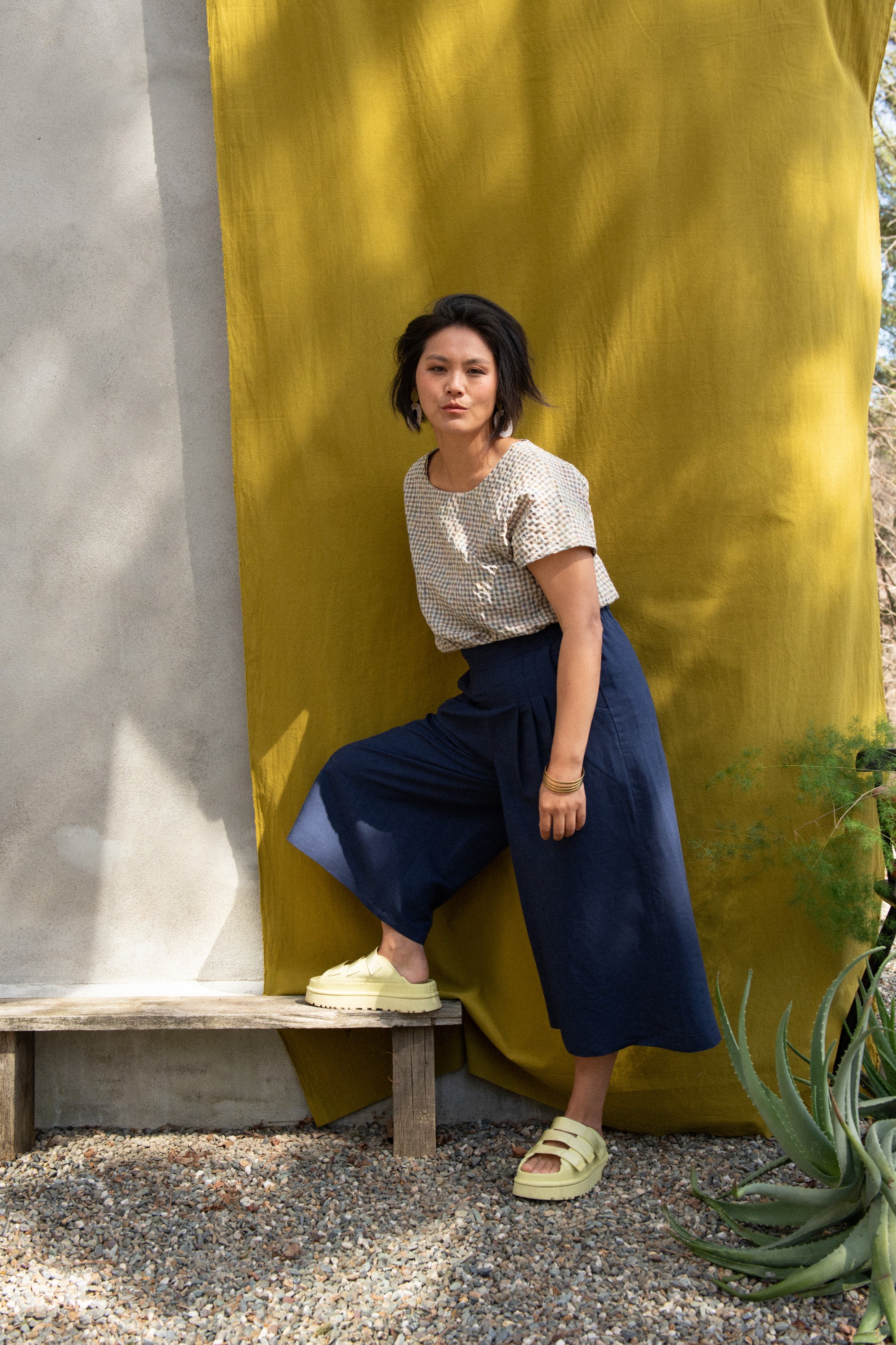 Pantalon Bégonia Indigo