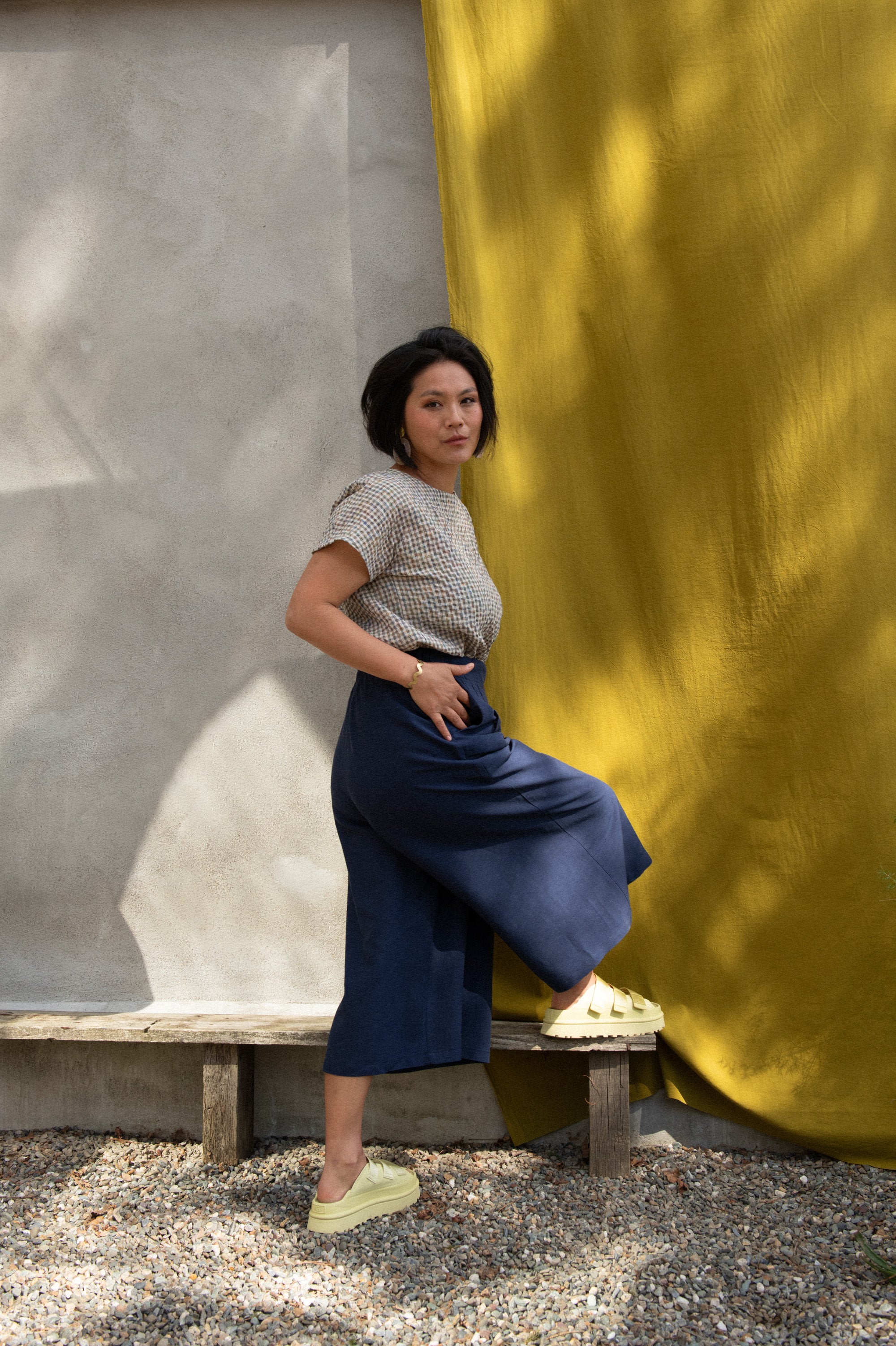 Pantalon Bégonia Indigo