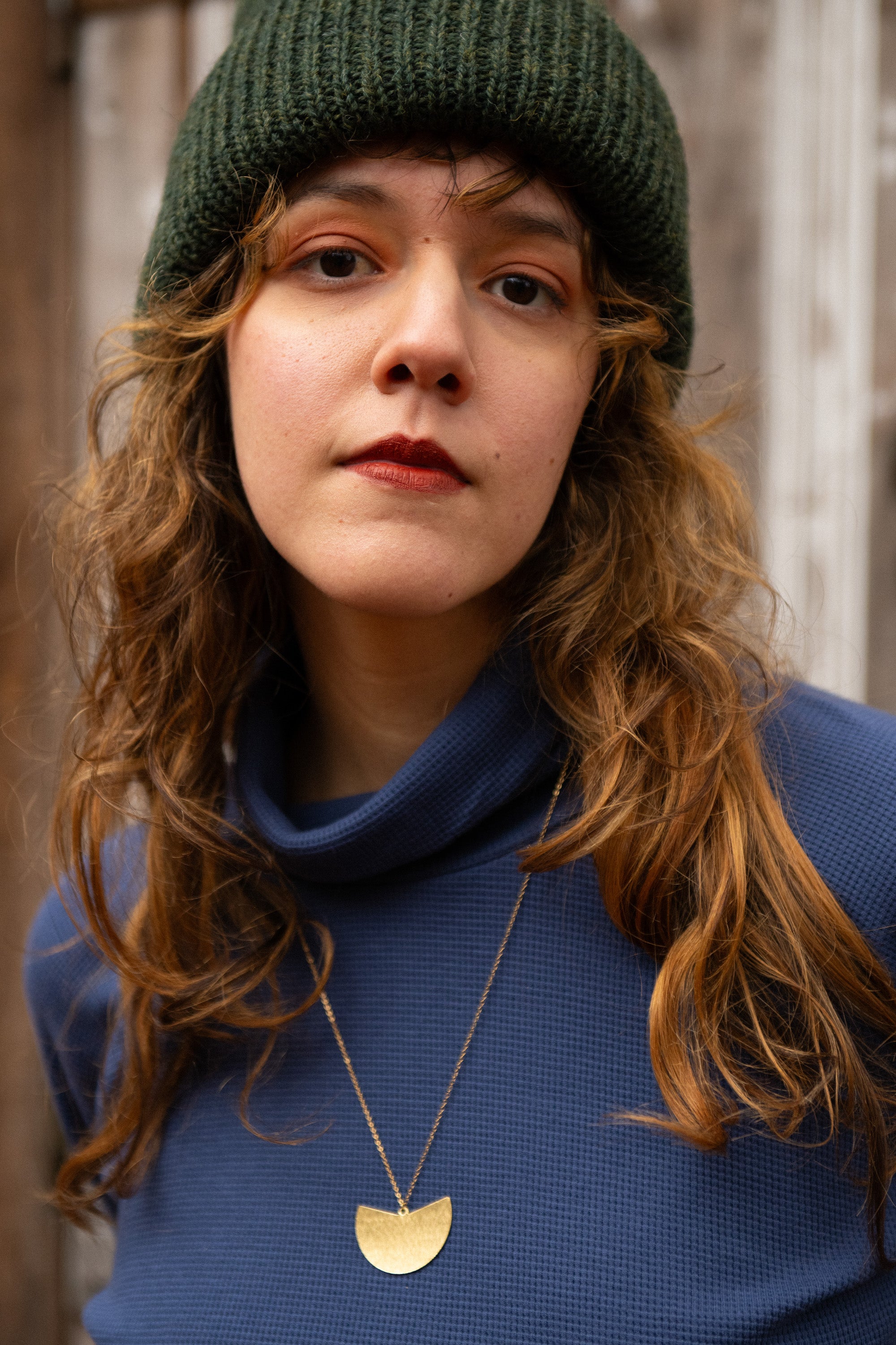 Collier Lune en laiton