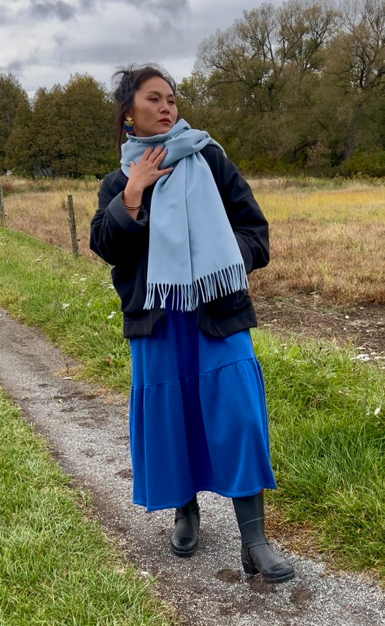Foulard / Châle Ciel 100% Cachemire