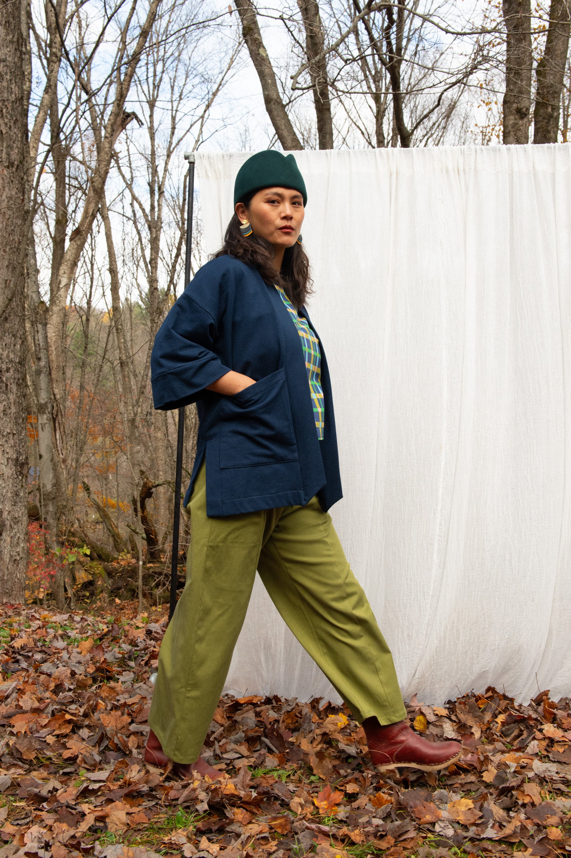 Pantalon Oléa Olive -Lyocell coton OEKOTEX