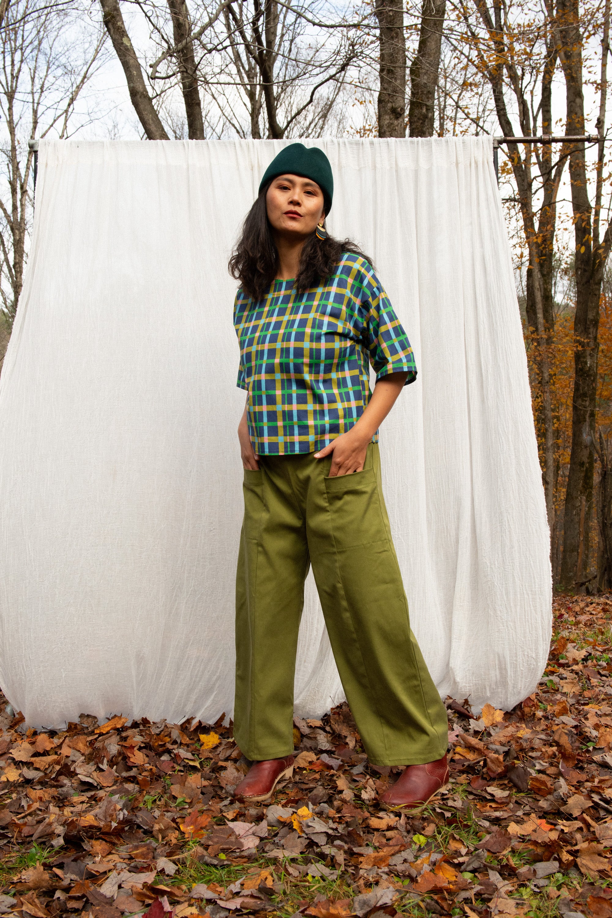 Pantalon Oléa Olive -Lyocell coton OEKOTEX