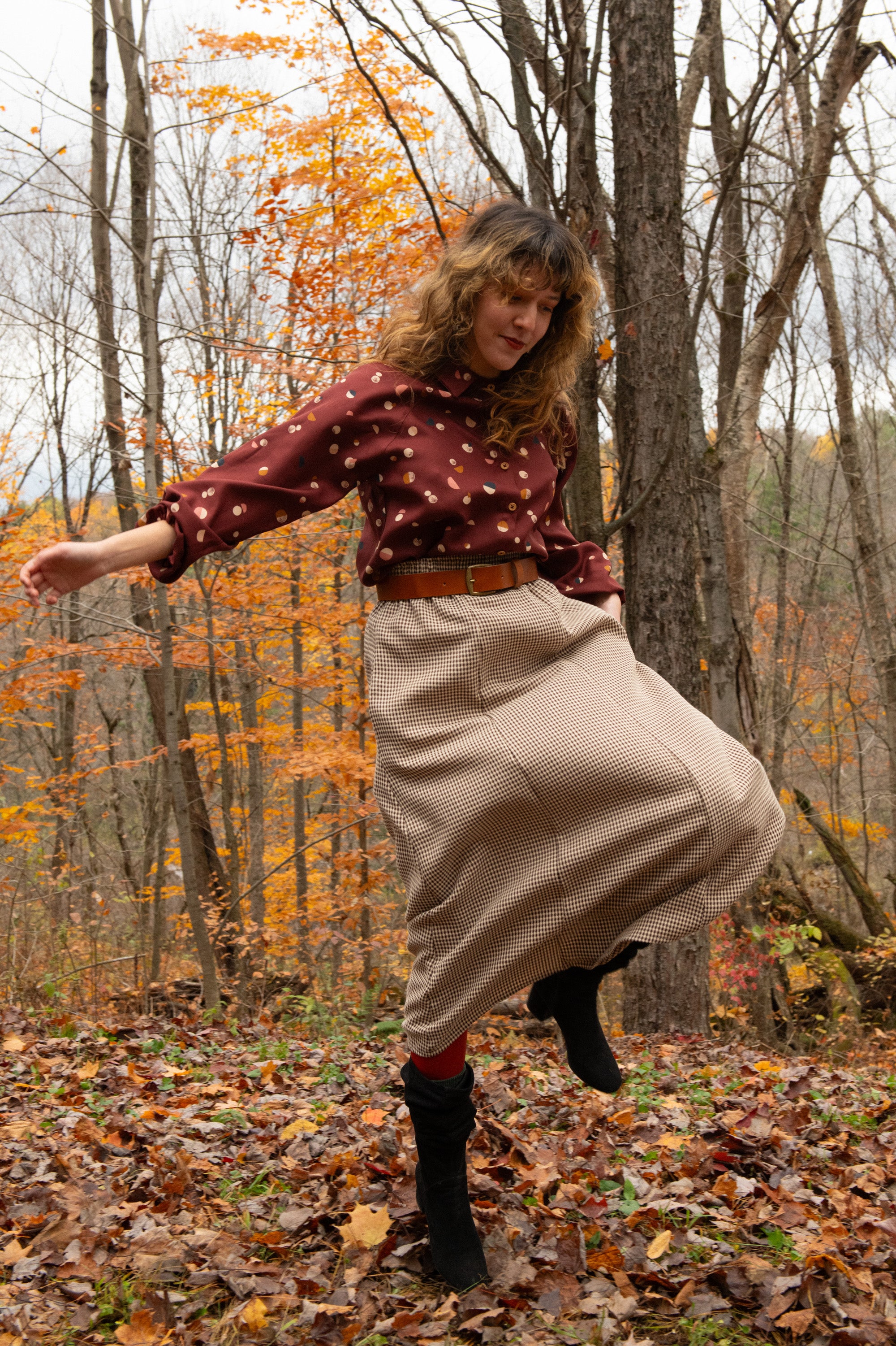 Blouse Acer -Lune bordeaux