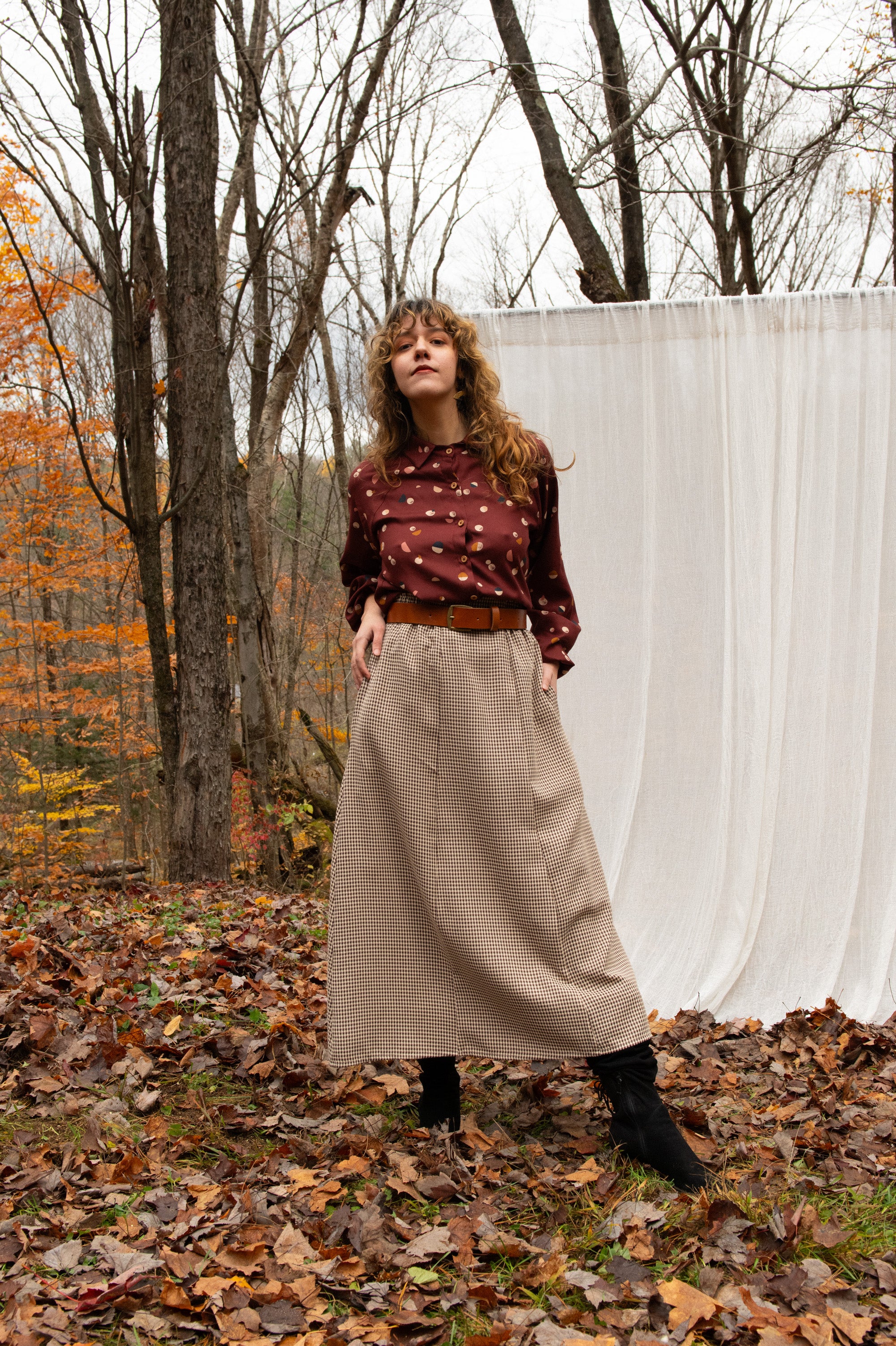 Blouse Acer -Lune bordeaux