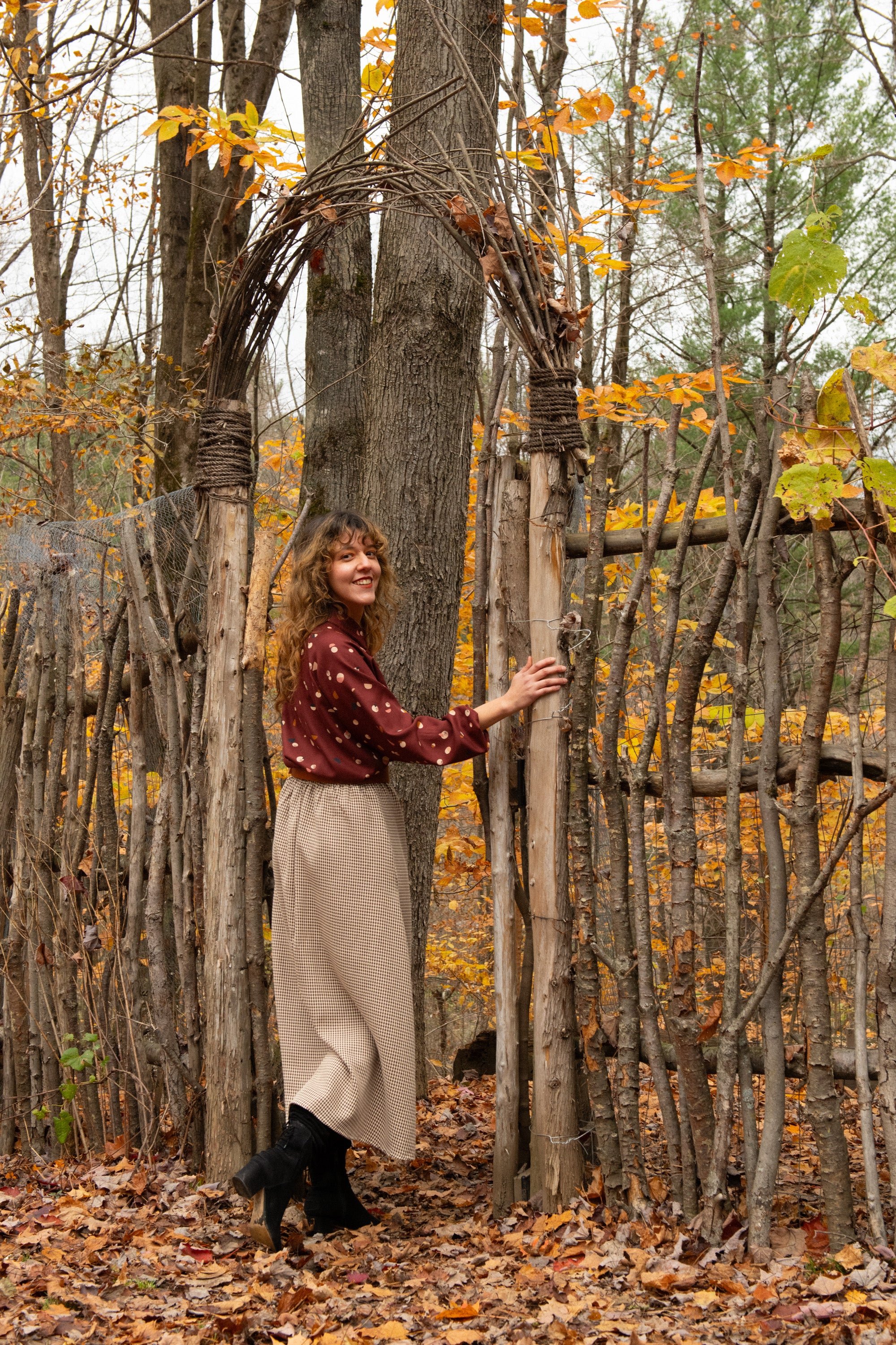 Blouse Acer -Lune bordeaux
