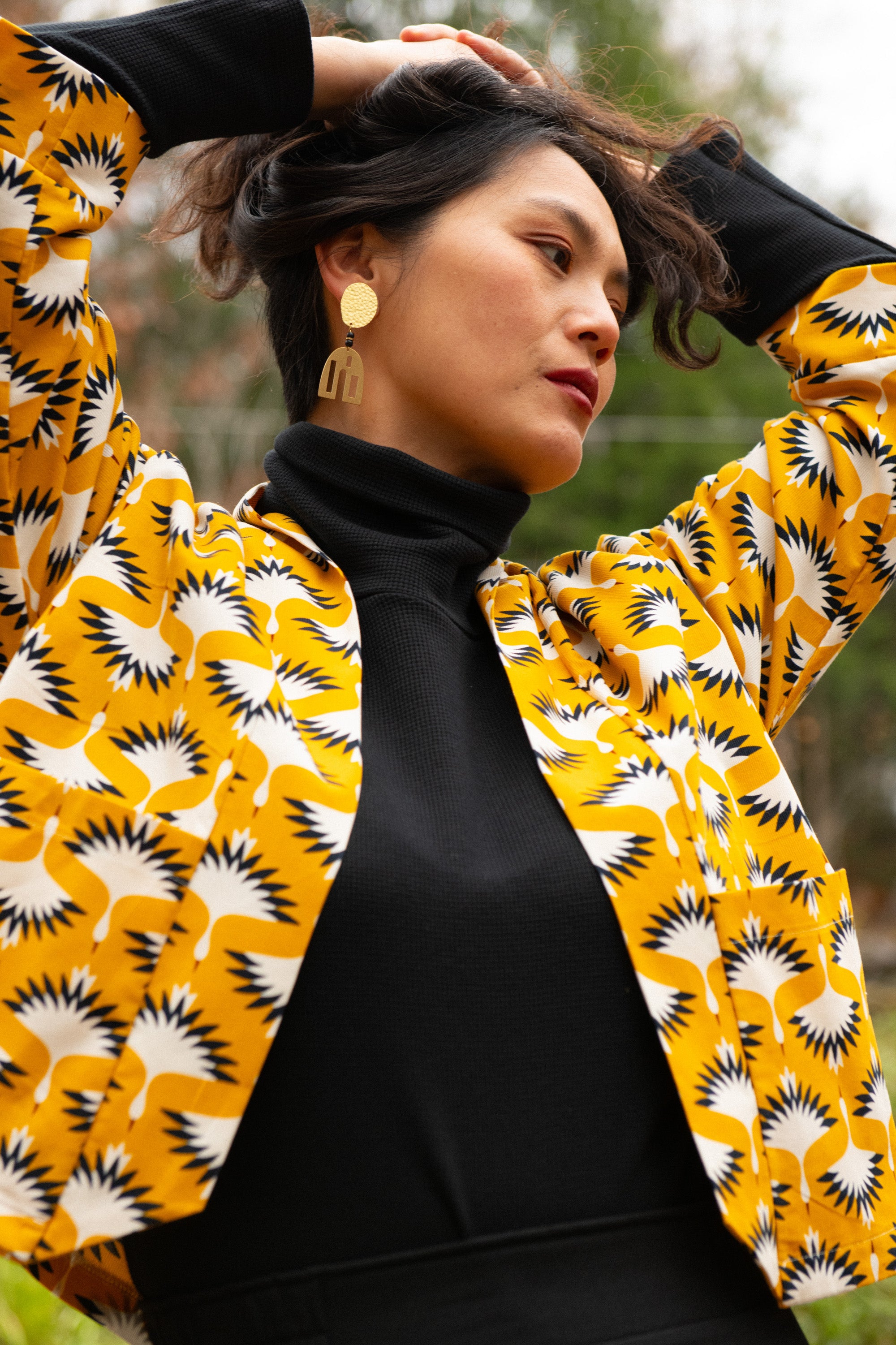 Veste Magnolia- Grue -corduroy fin biologique