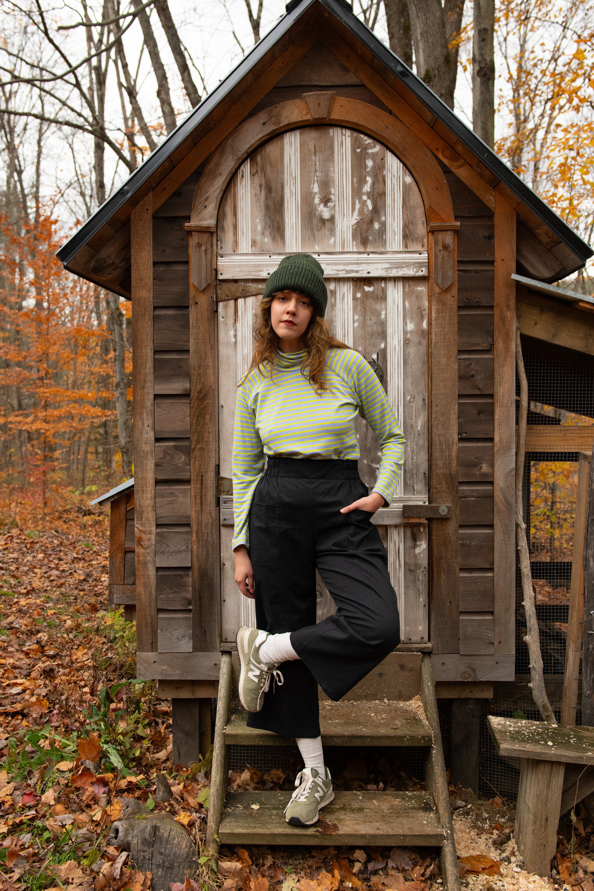 Pantalon Oléa Noir -Lyocell coton OEKOTEX