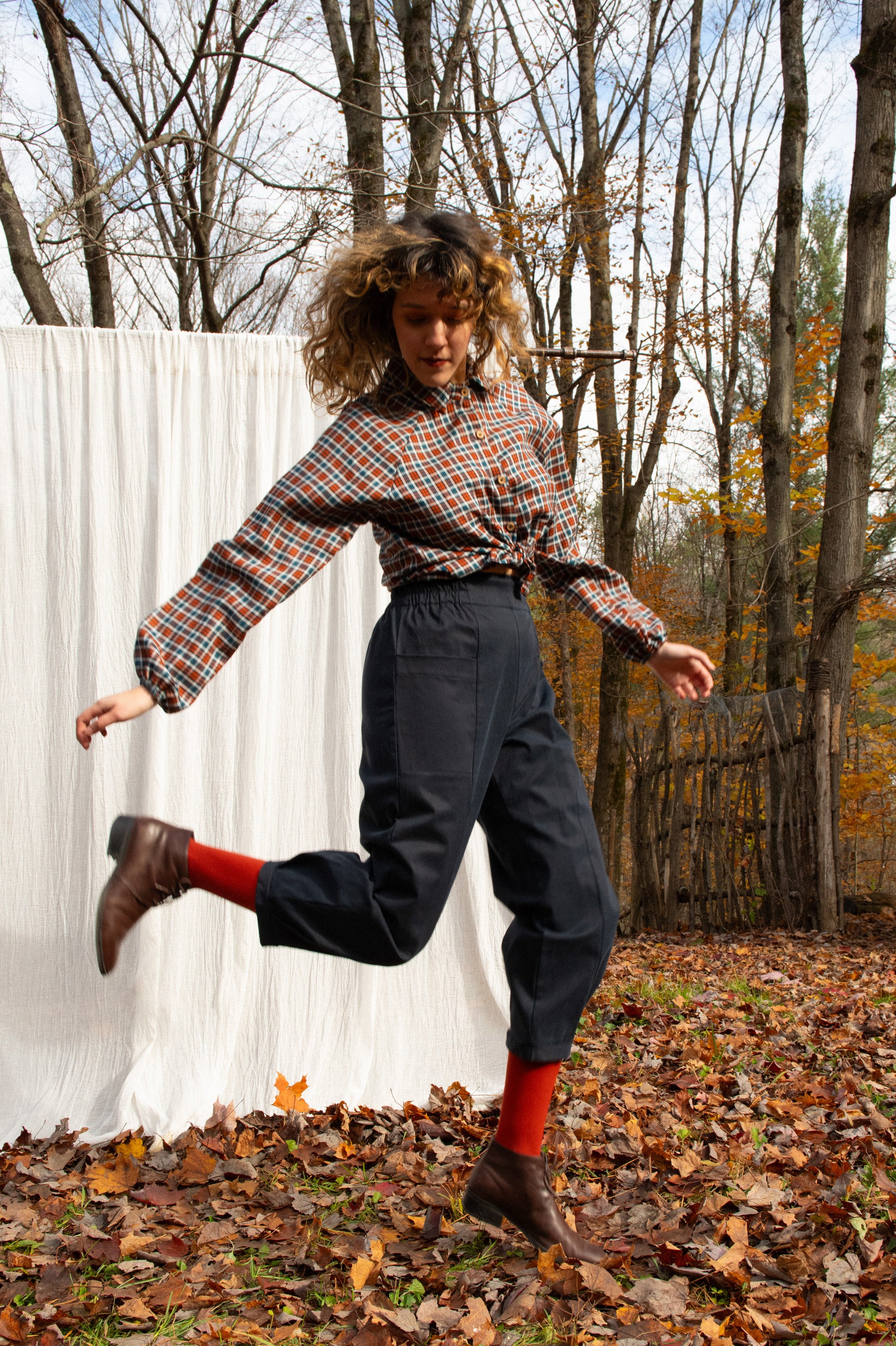 Blouse Acer -Carreaux