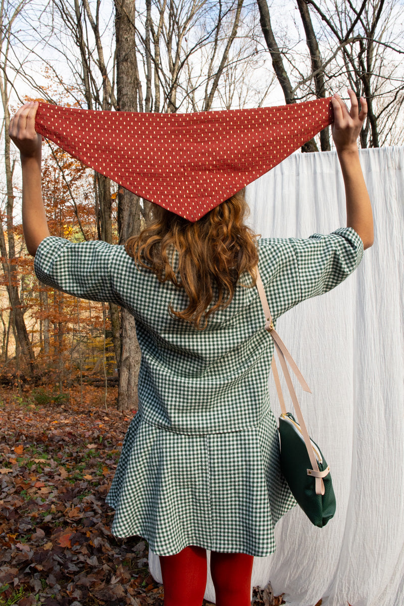 Foulard d'Automne - Tomettes dorées