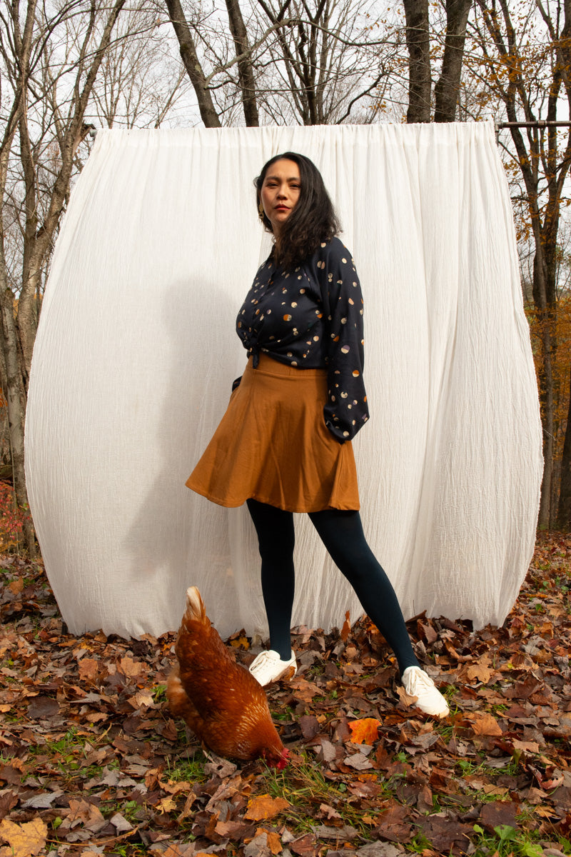 Jupe JUNIPER TECK-bambou & Coton