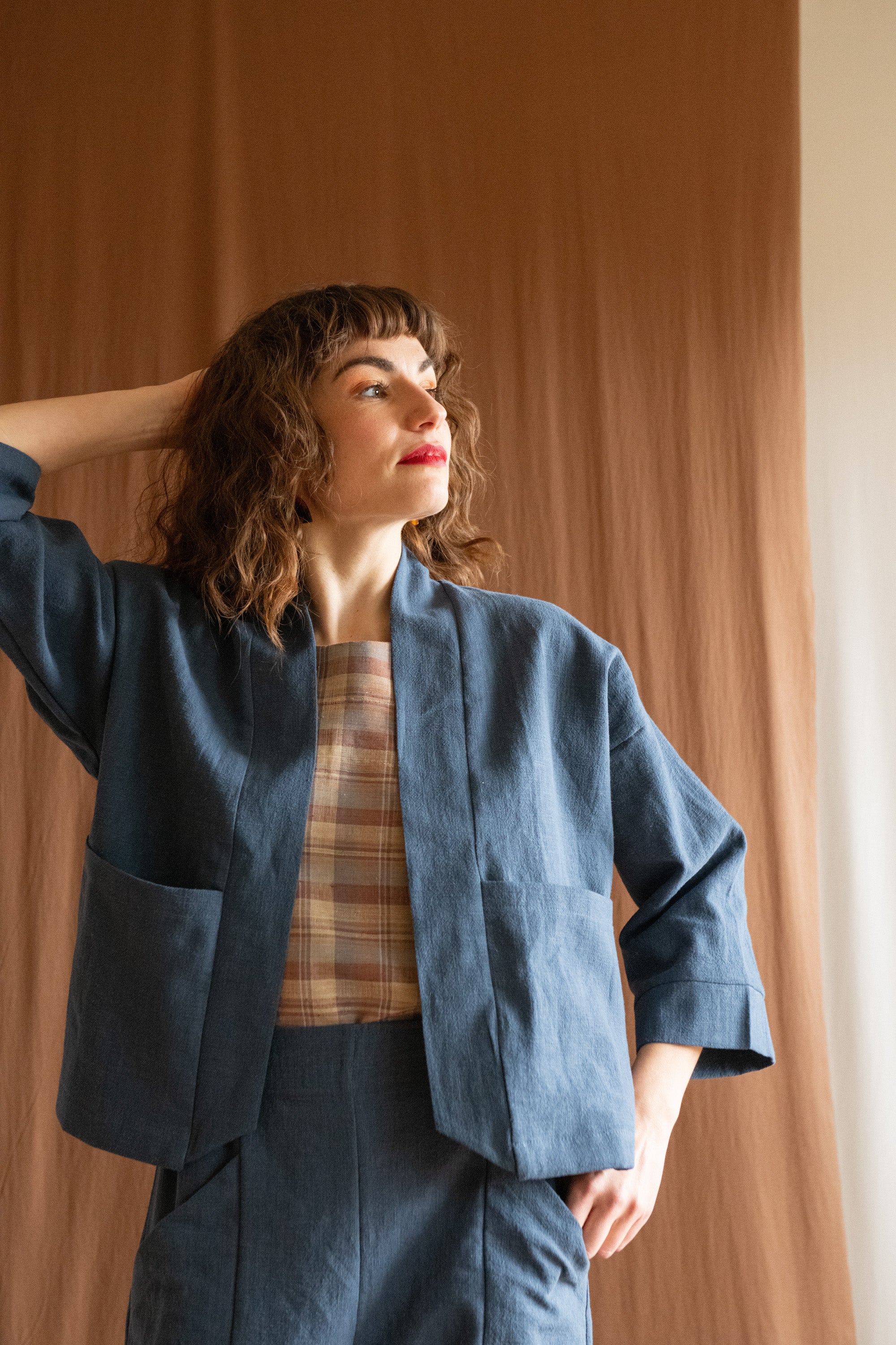 Veste Pisa - Lapis 100% Ramie -