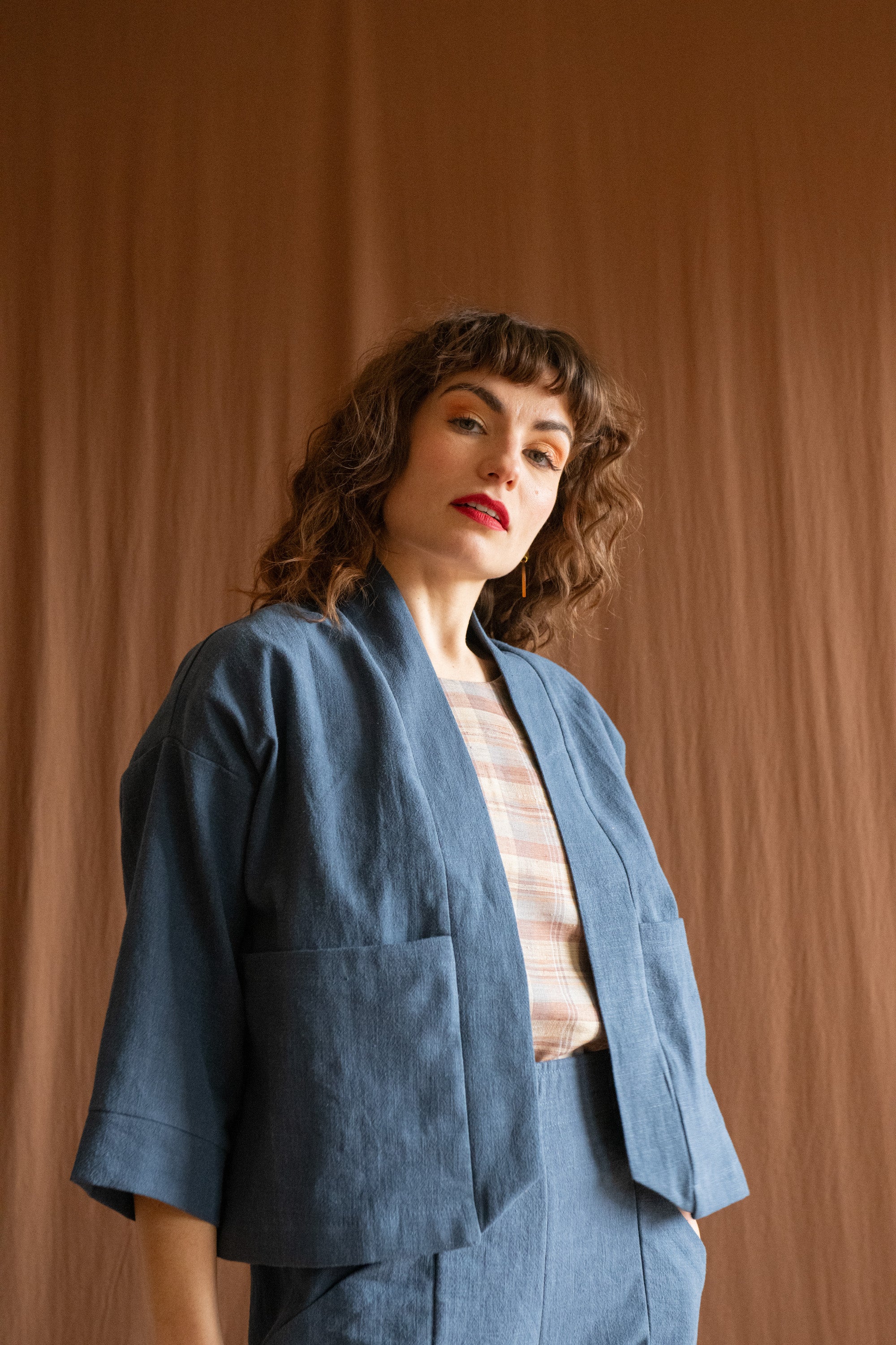 Veste Pisa - Lapis 100% Ramie -