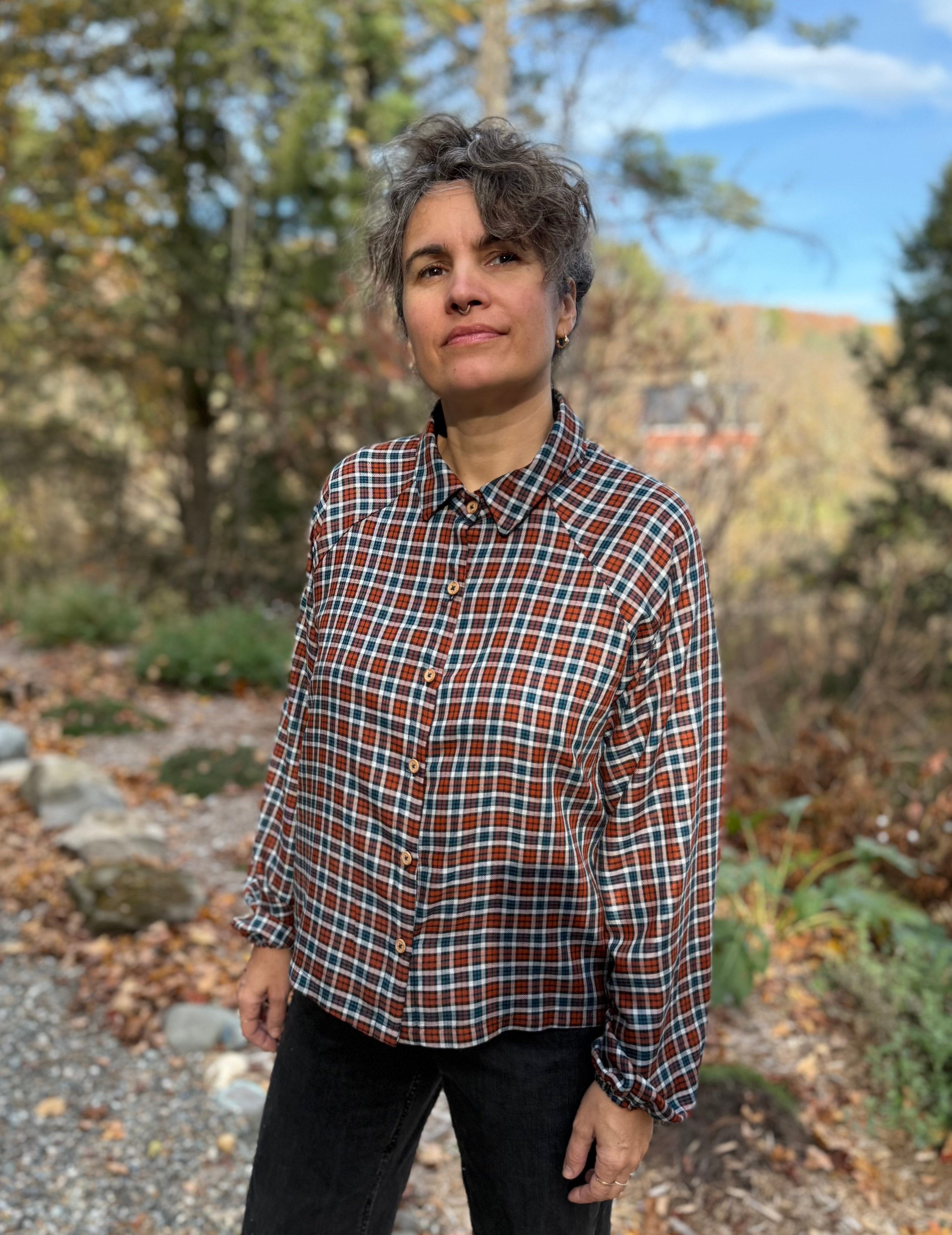 Blouse Acer -Carreaux
