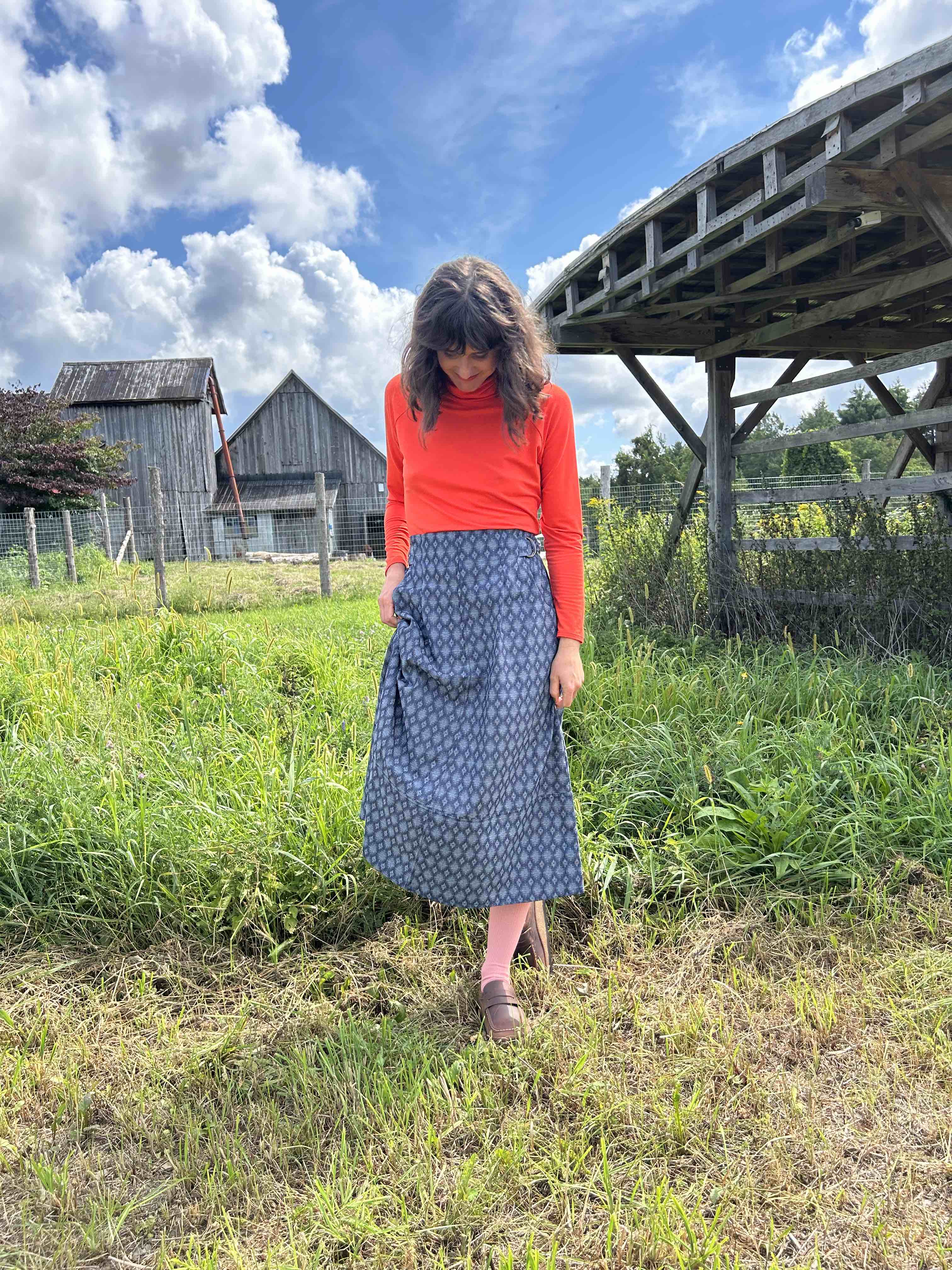 Col roulé raglan ORIS - tiger lily